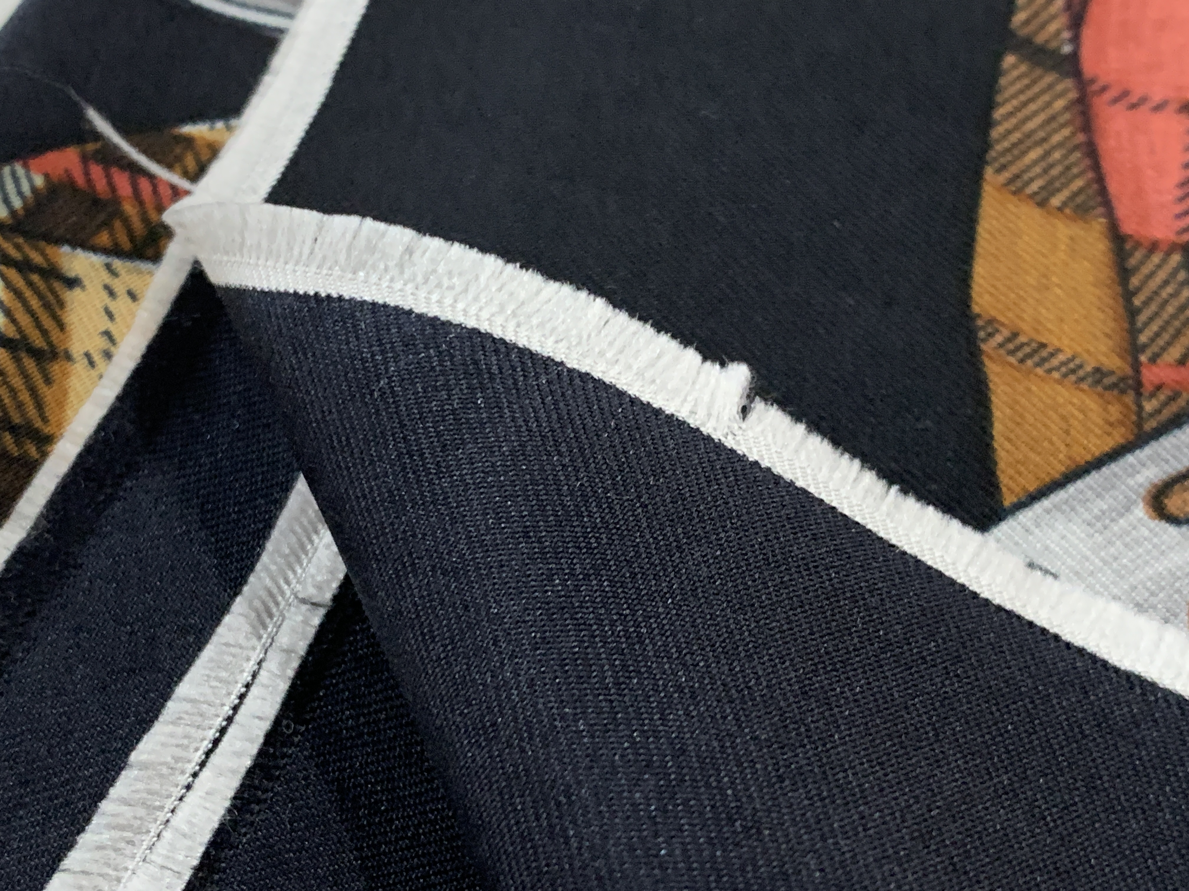 "Scotland" Silk Twill Panel Attributed to Hermès