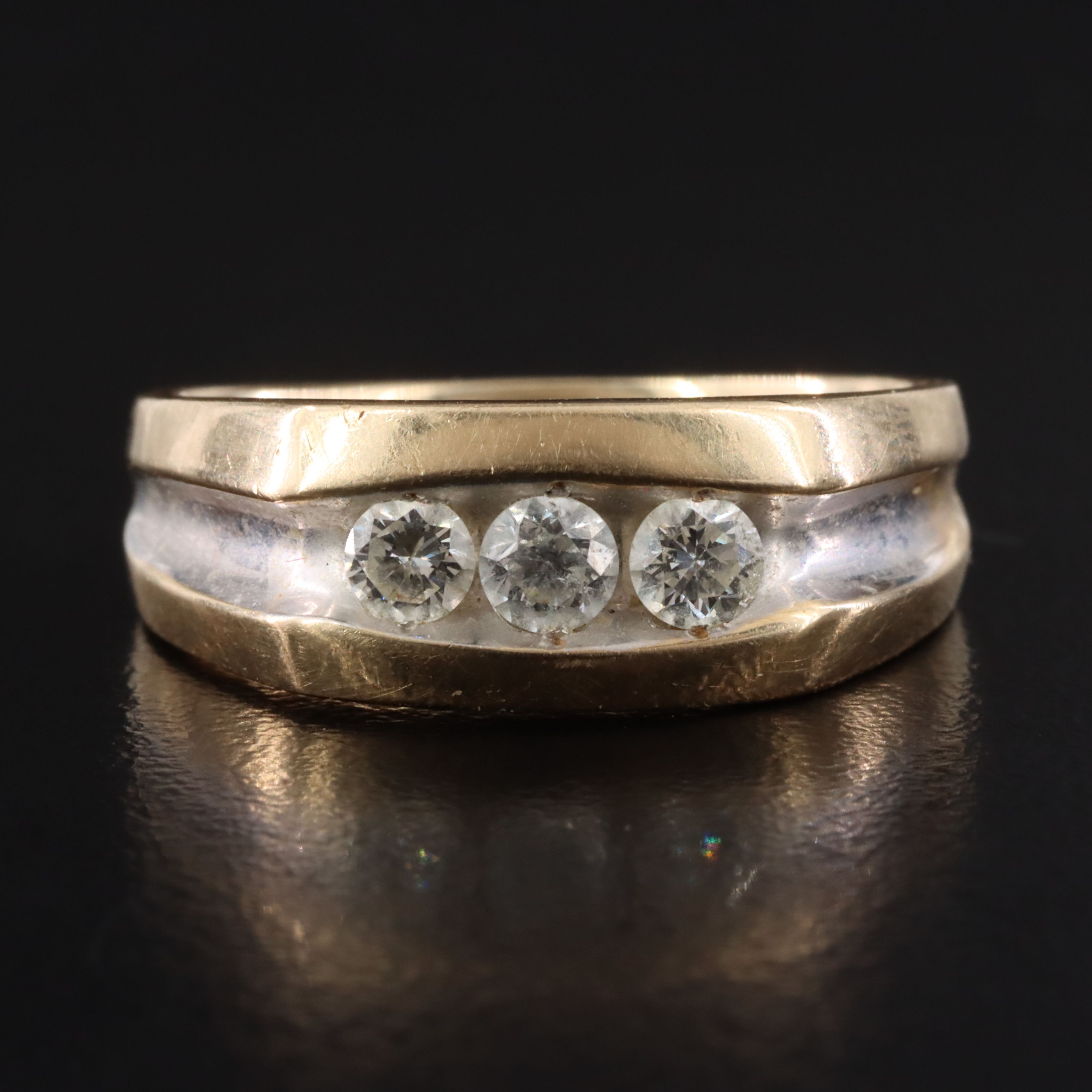 Vintage 14K 0.47 CTW Diamond Ring