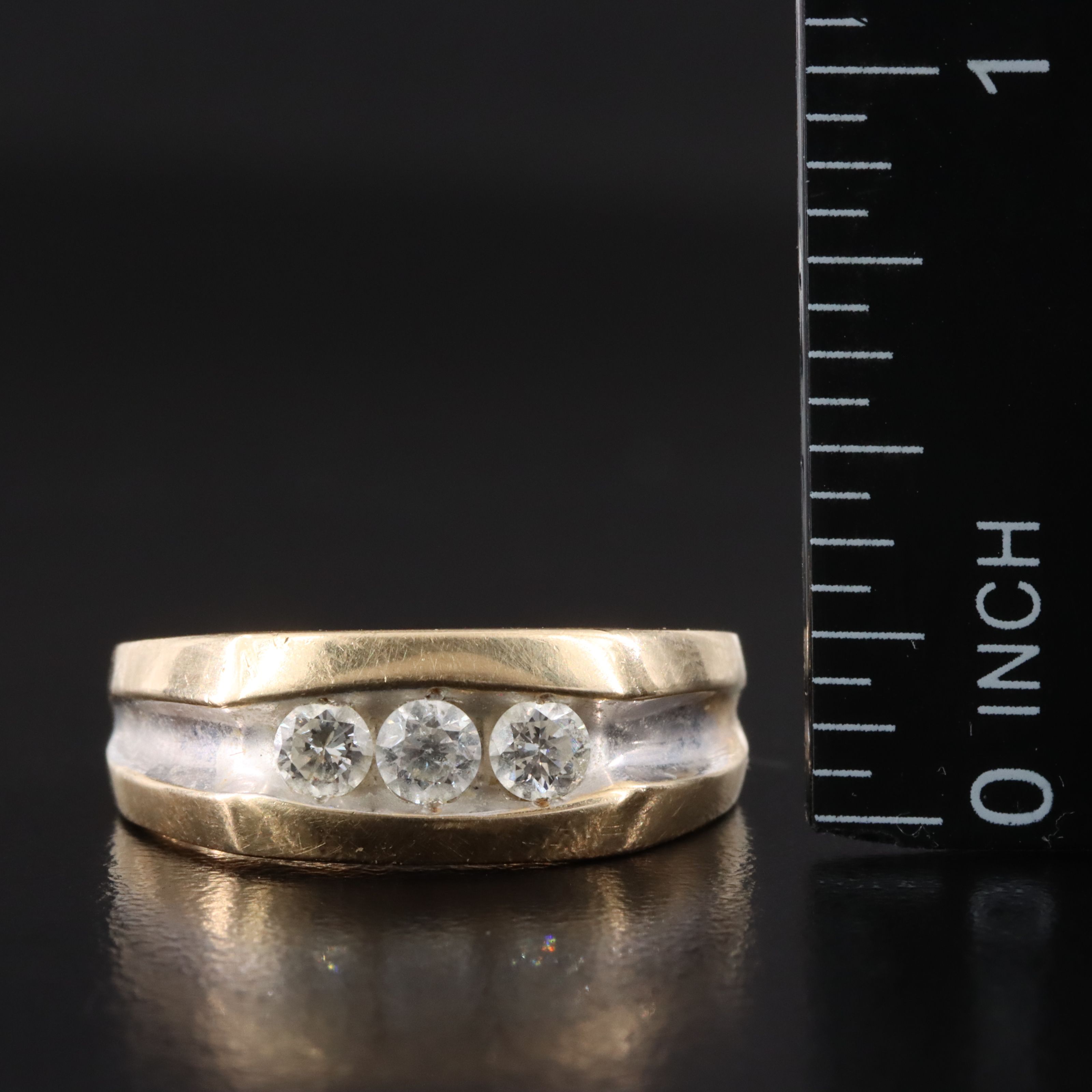 Vintage 14K 0.47 CTW Diamond Ring