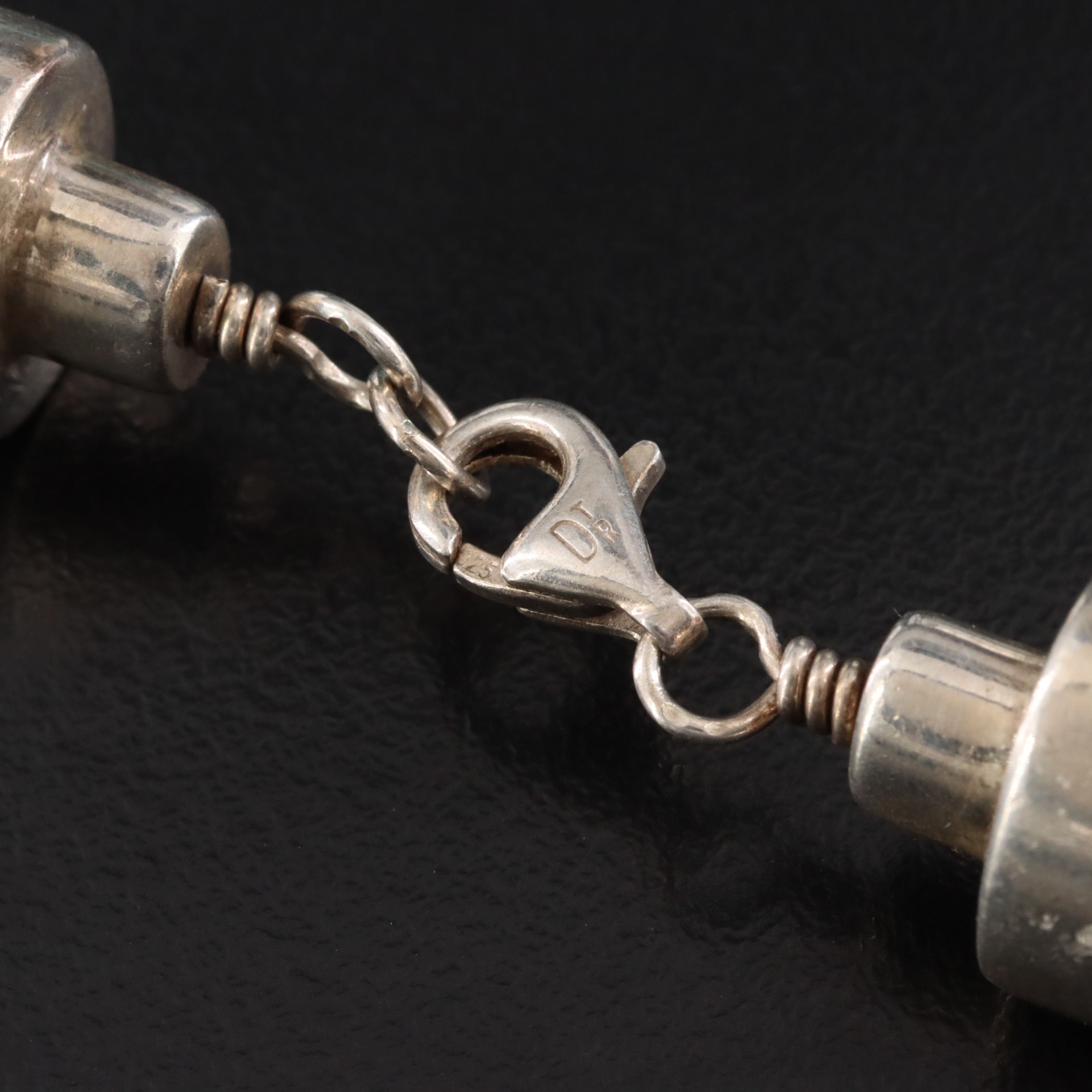 Desert Rose Trading Turquoise Necklace with Sterling Clasp