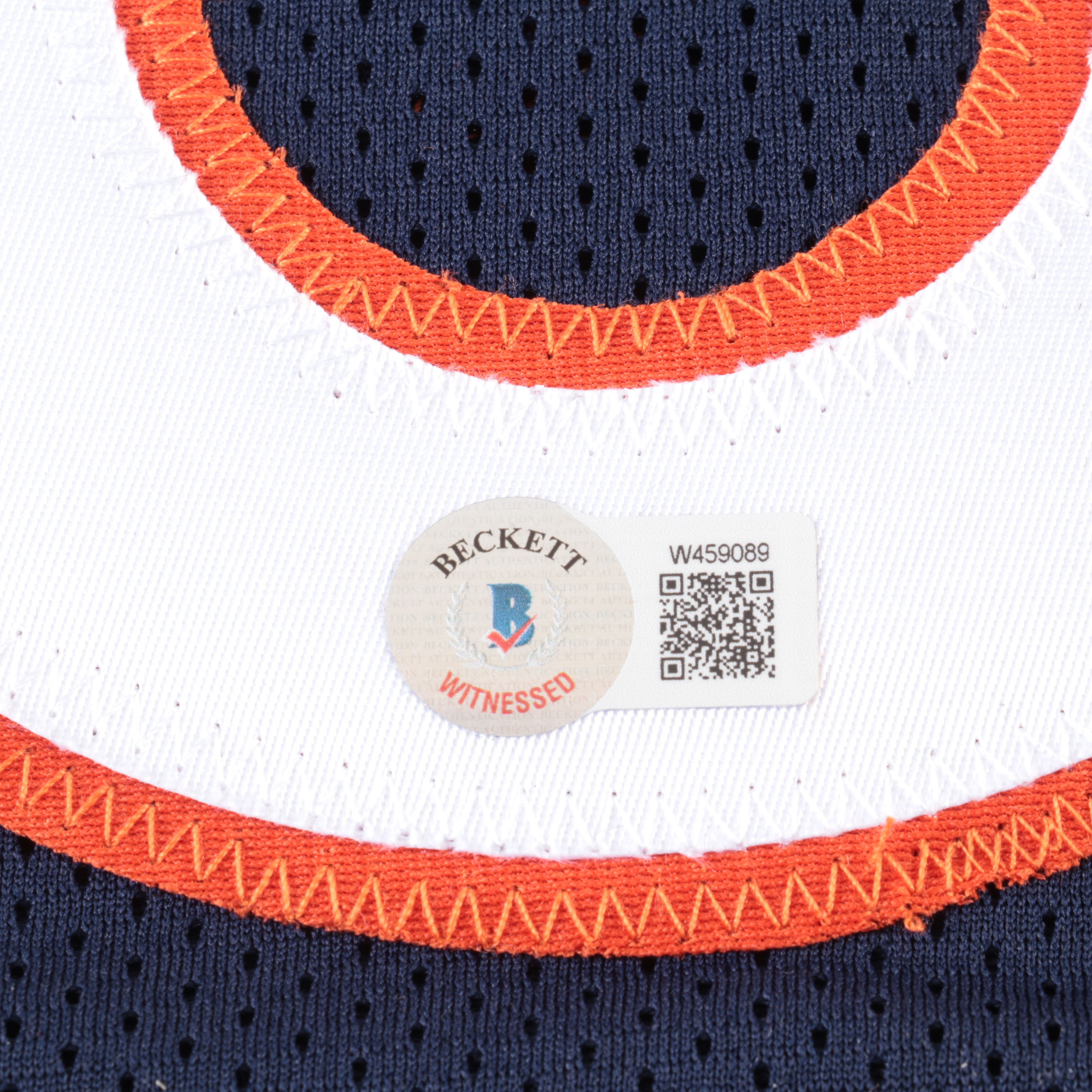 Mike Singletary Signed Chicago Bears Football Jersey, Beckett