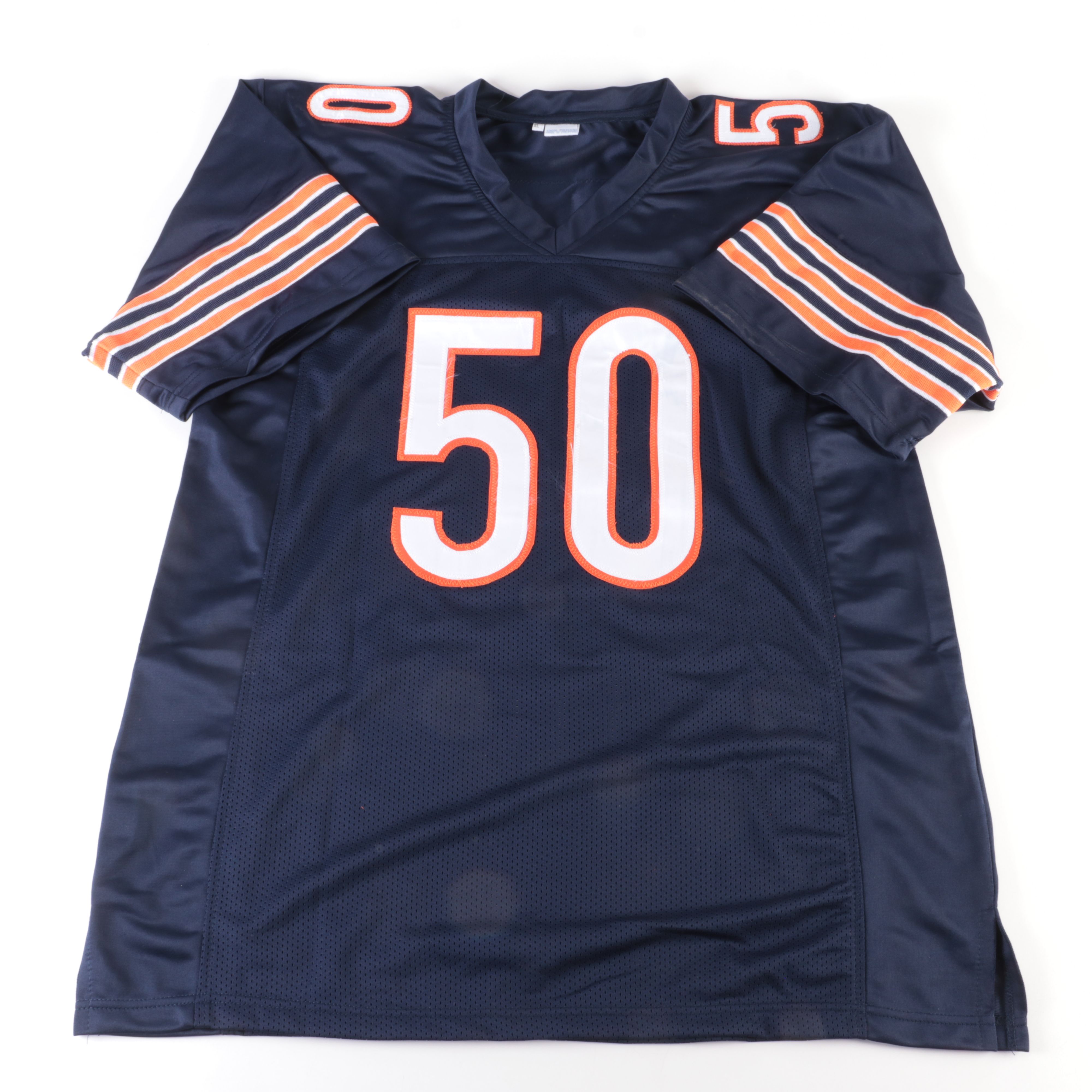 Mike Singletary Signed Chicago Bears Football Jersey, Beckett