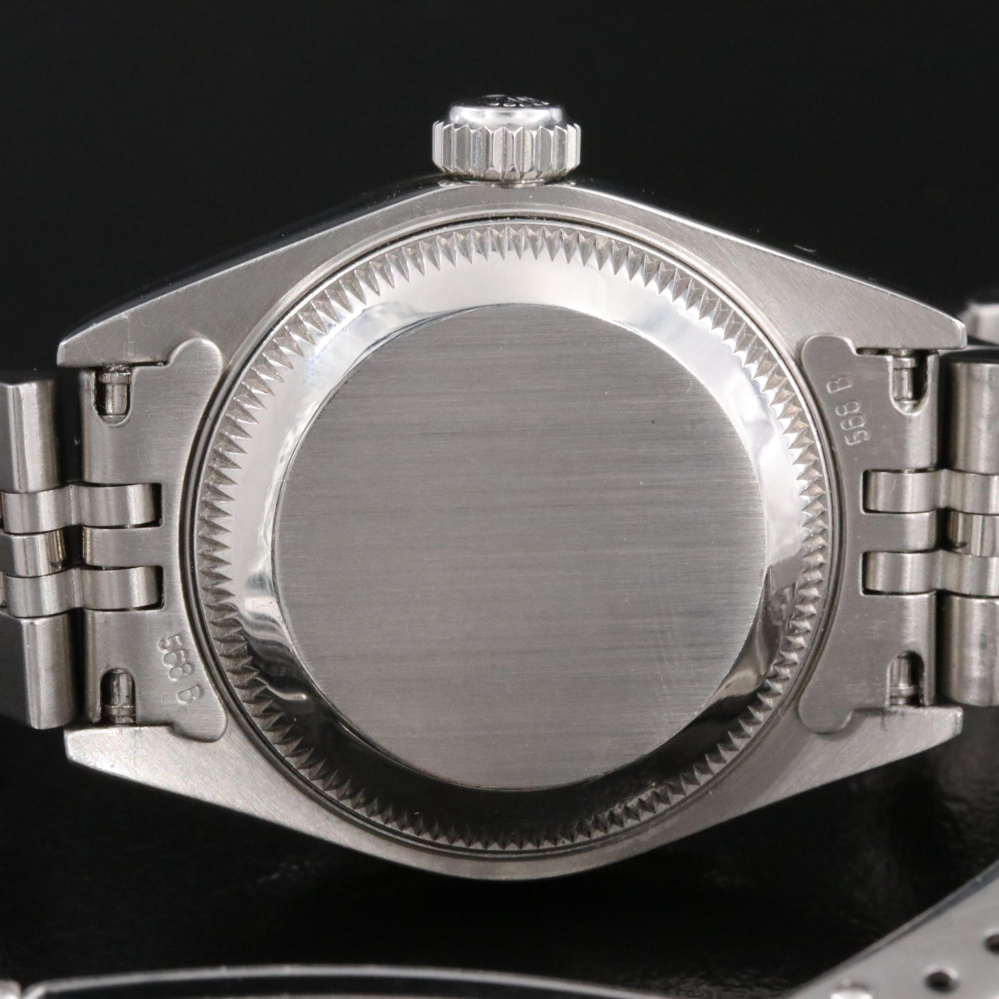 1996 Rolex Datejust Custom M.O.P. Diamond Dial & Bezel Watch