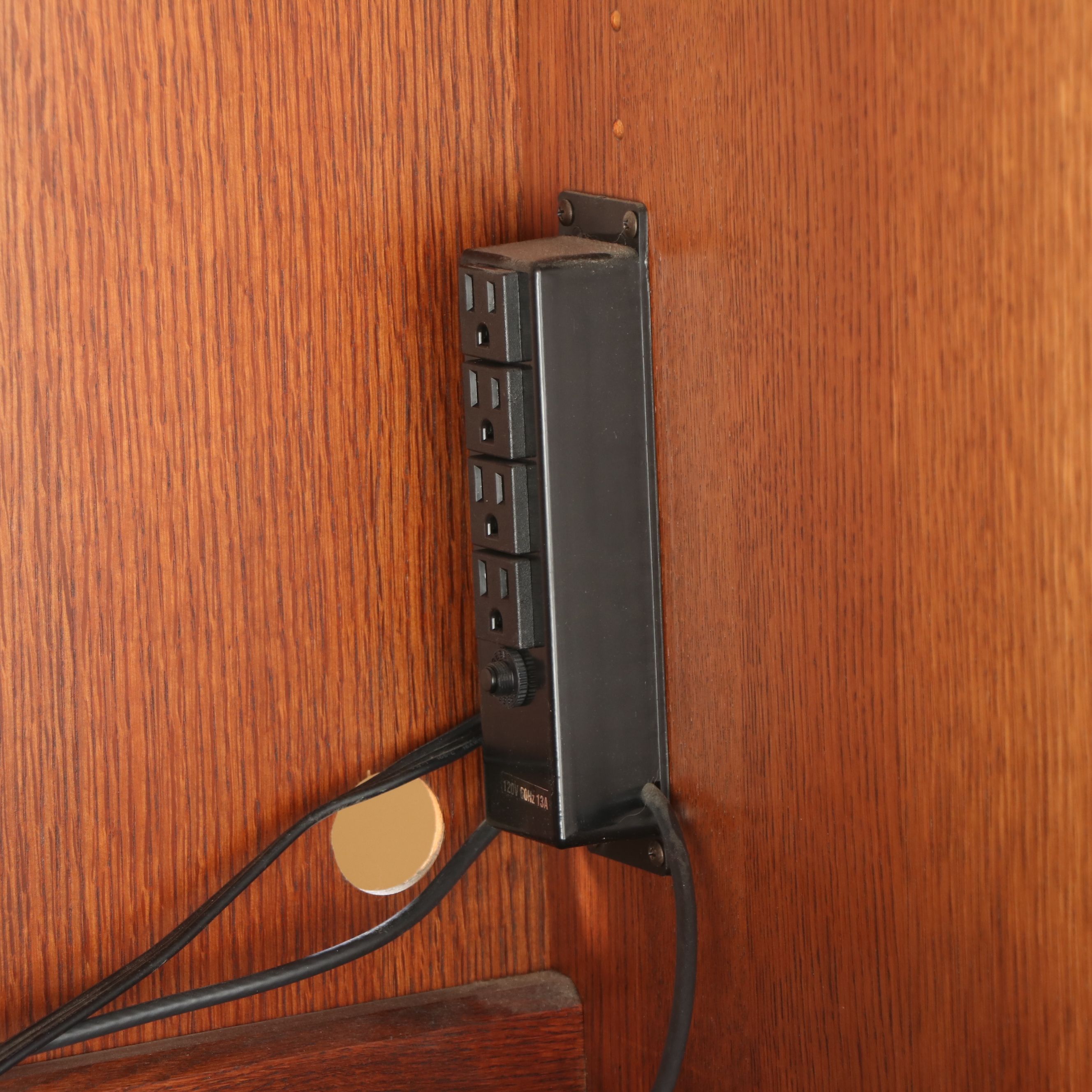 Stickley American Arts & Crafts Style Inlaid Oak Media Cabinet