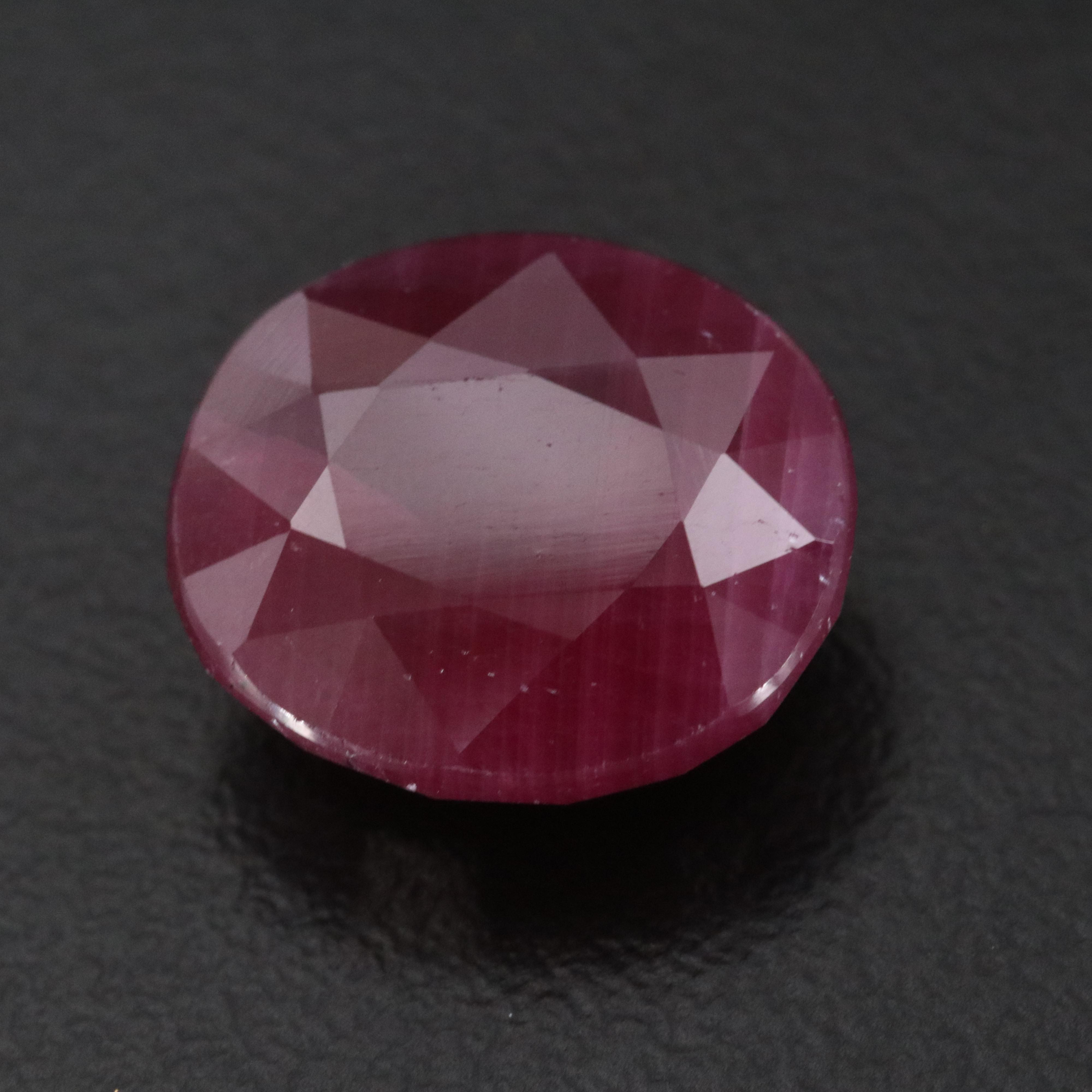Loose 9.33 CT Unheated Ruby with GIA and AGL Reports