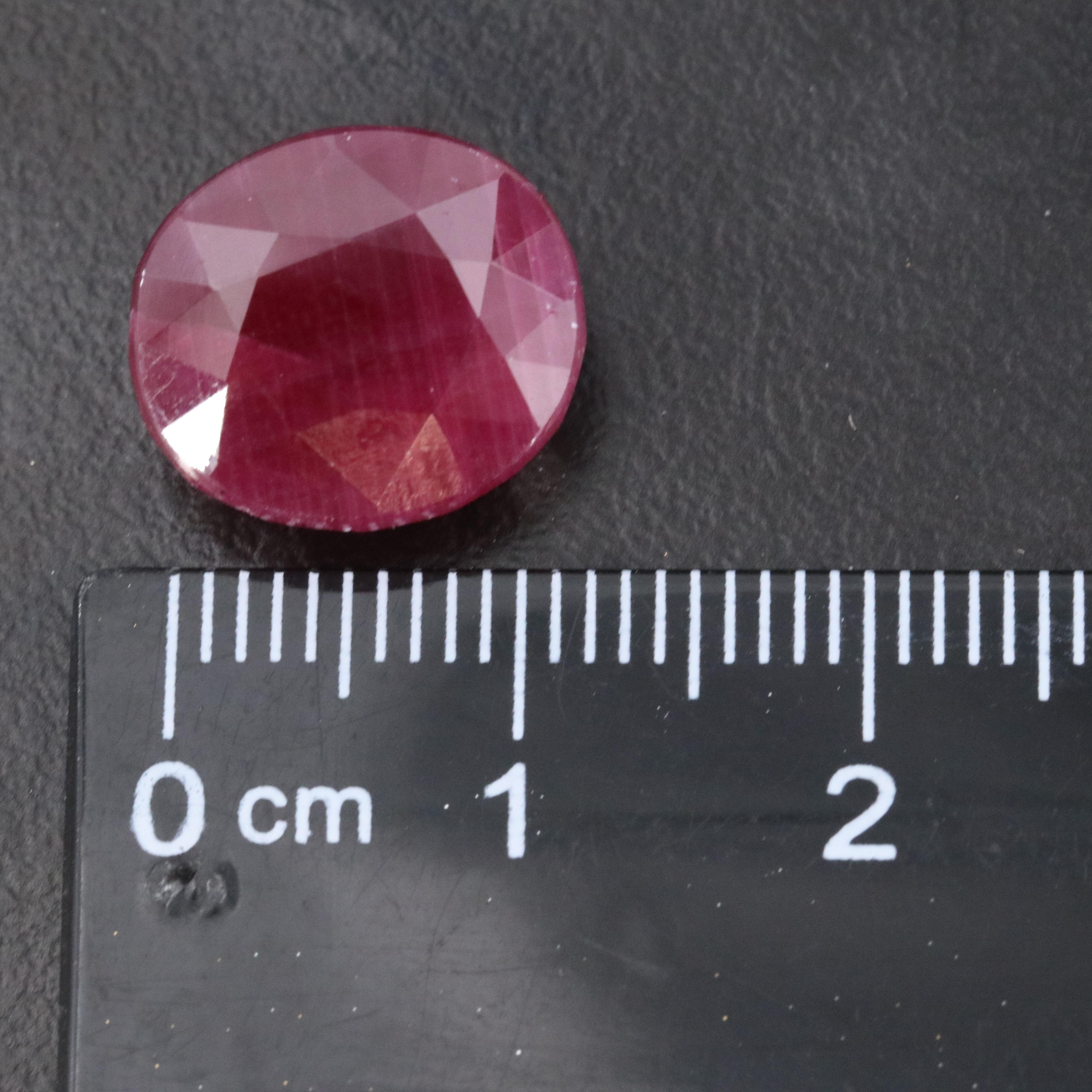Loose 9.33 CT Unheated Ruby with GIA and AGL Reports