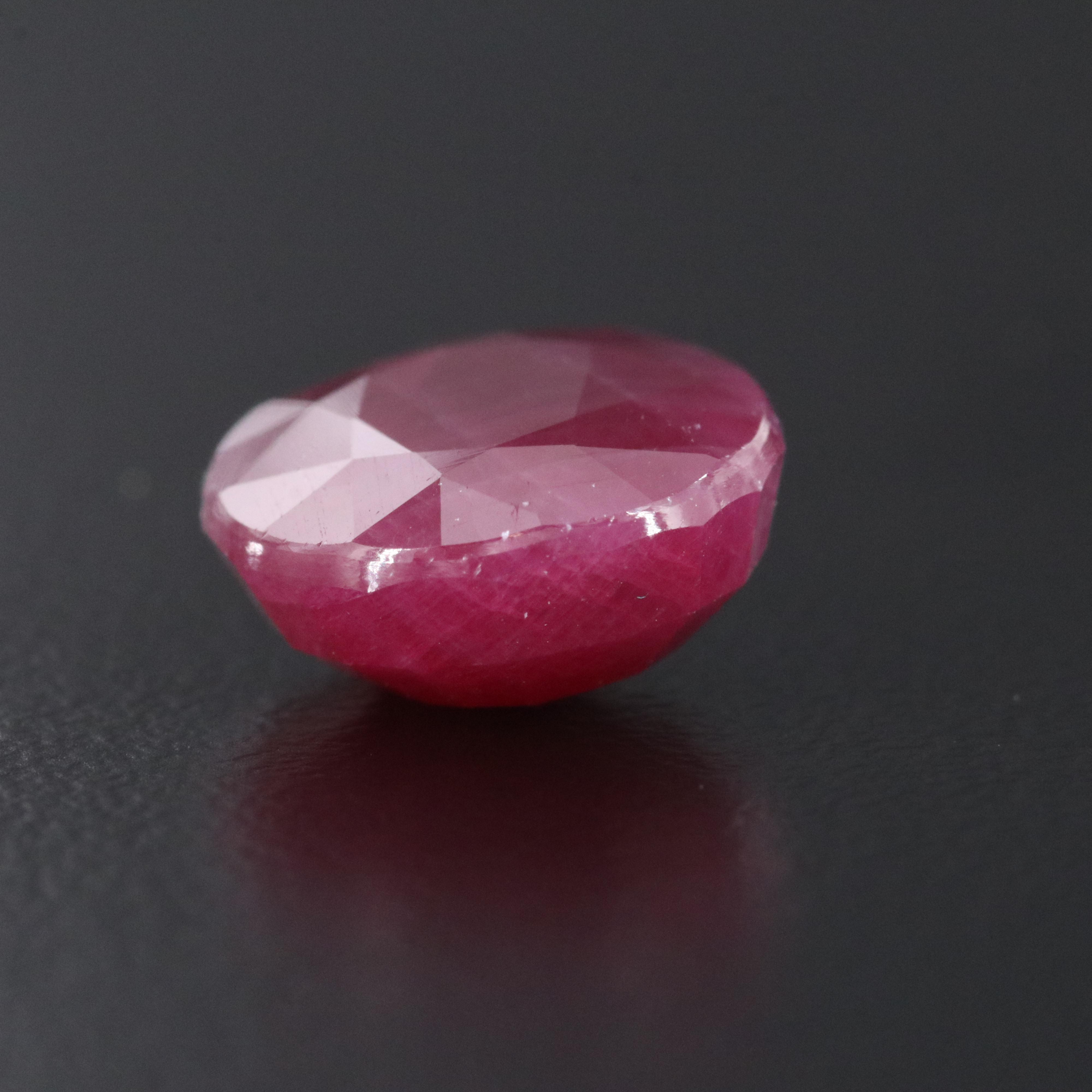 Loose 9.33 CT Unheated Ruby with GIA and AGL Reports