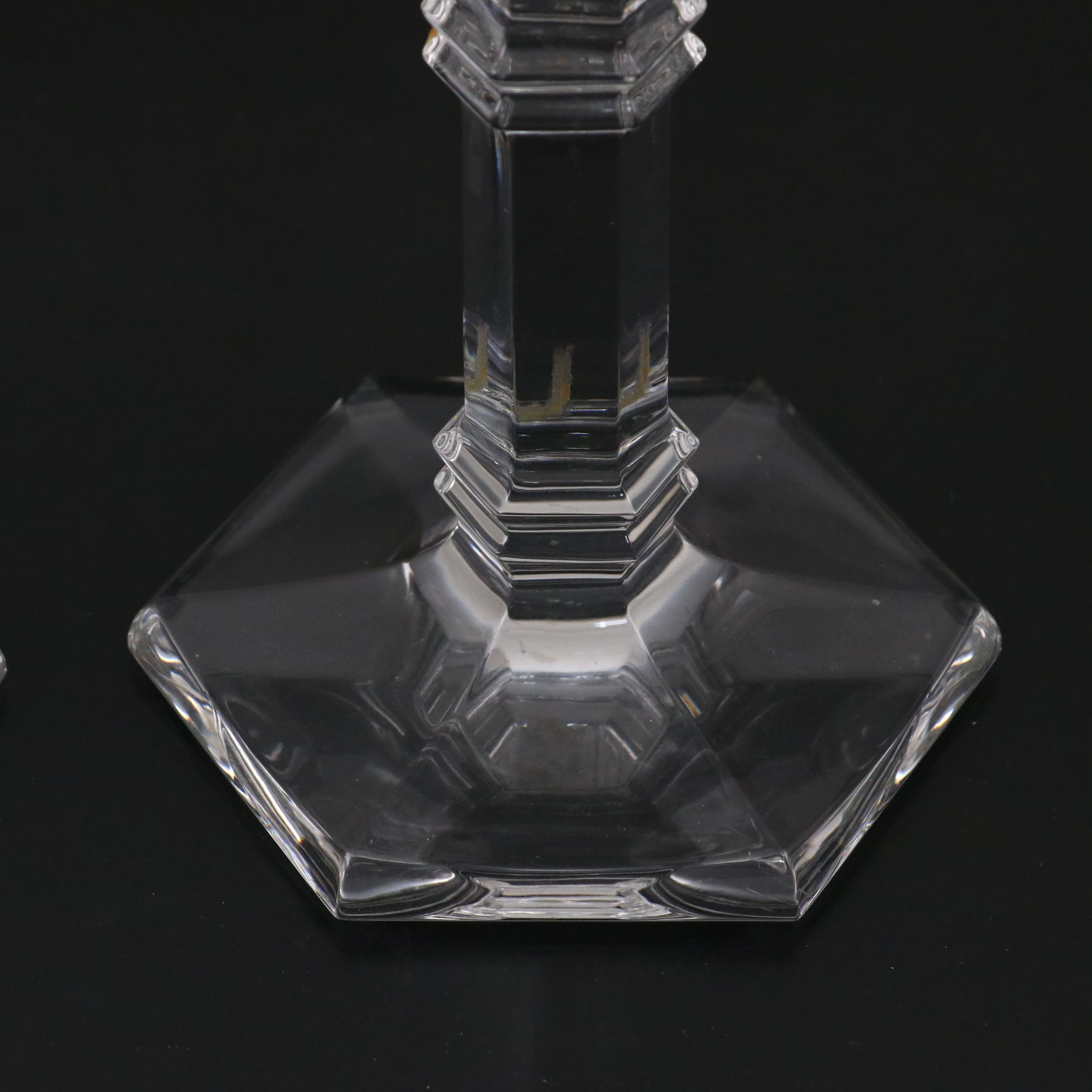 Tiffany & Co. "Windham" Crystal Candlesticks