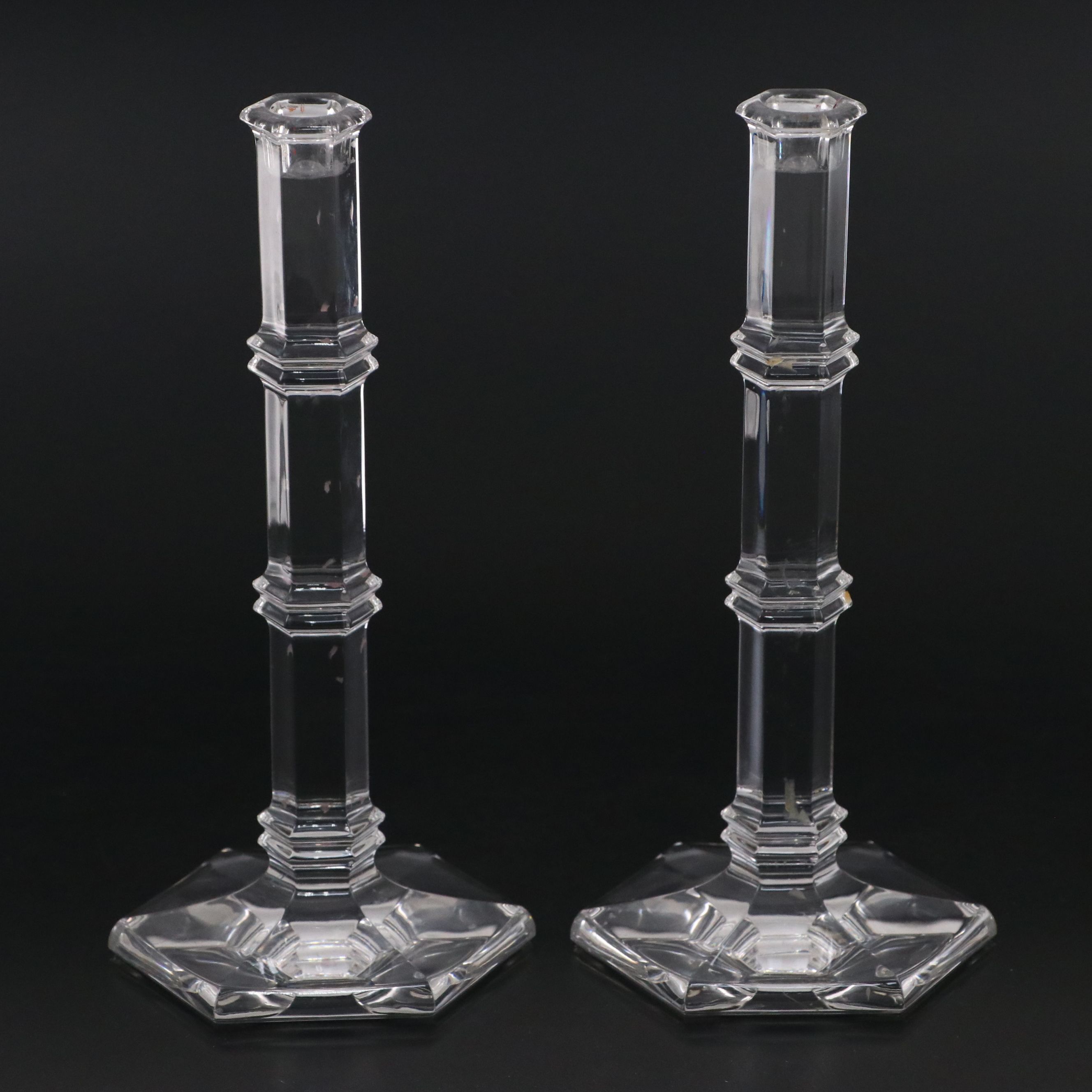 Tiffany & Co. "Windham" Crystal Candlesticks