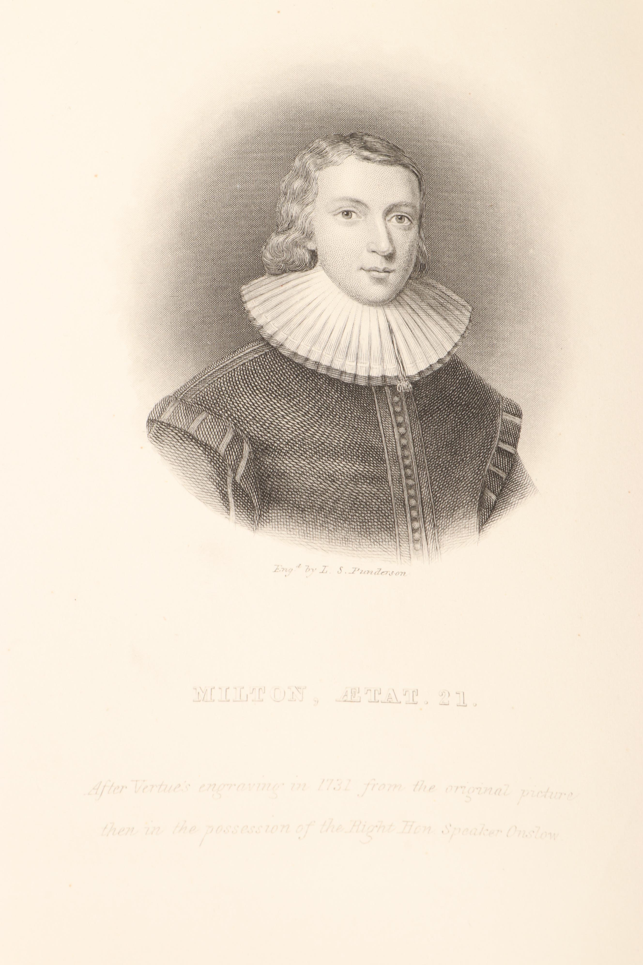 Illustrated Library Edition "Milton's Poems" by David Masson, 1880