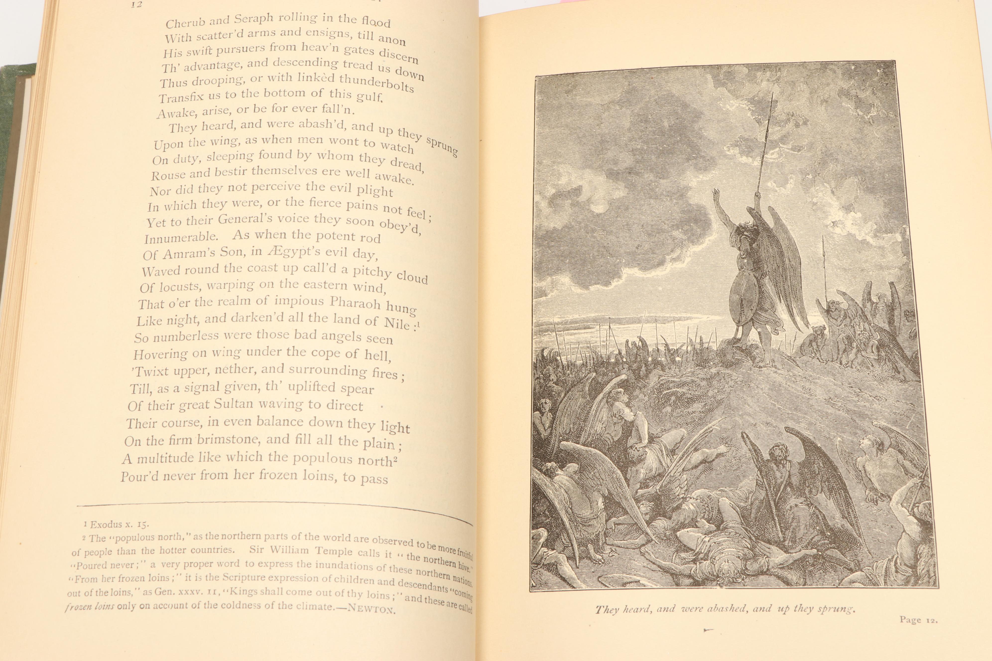 Illustrated Library Edition "Milton's Poems" by David Masson, 1880