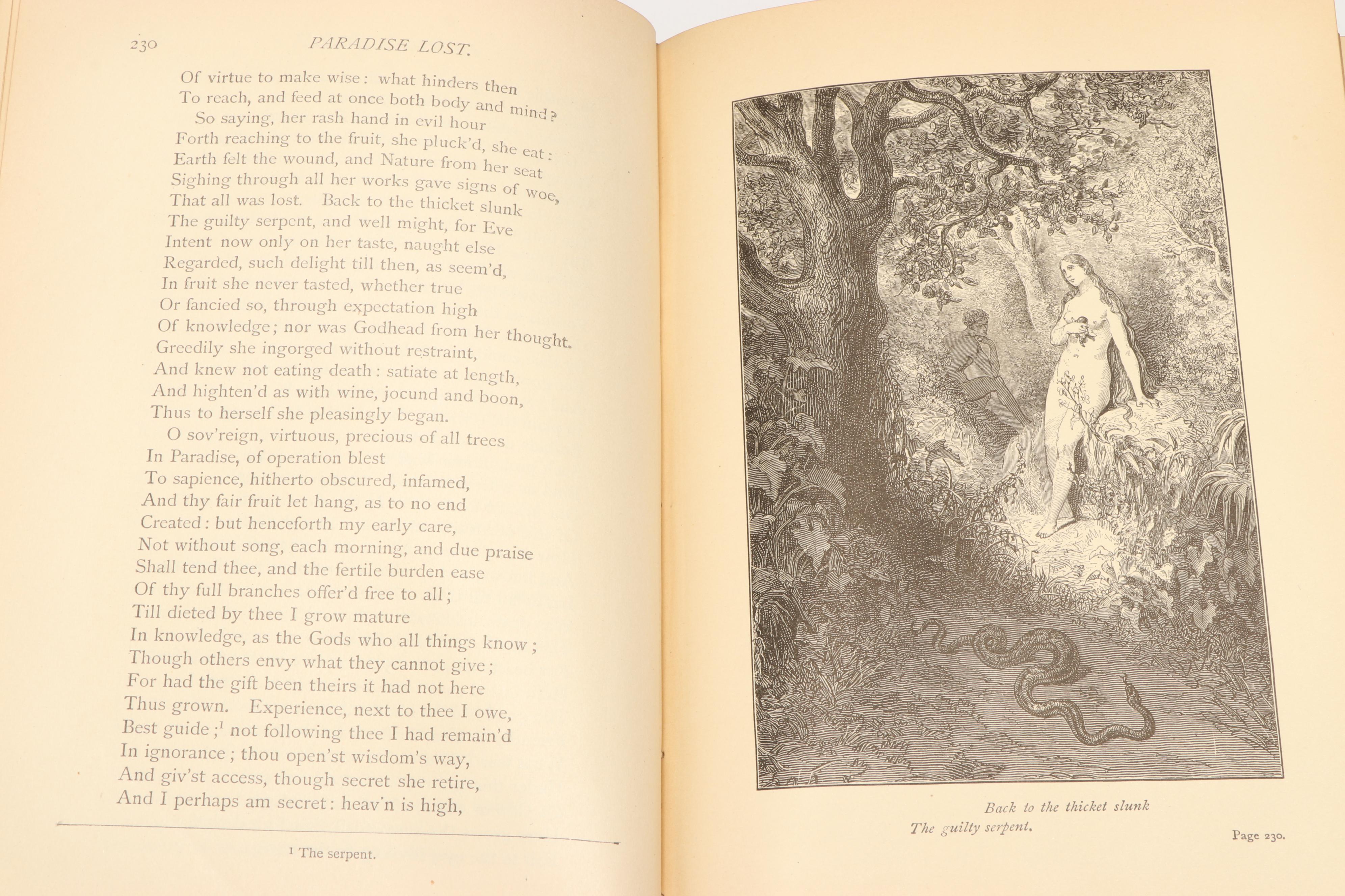 Illustrated Library Edition "Milton's Poems" by David Masson, 1880