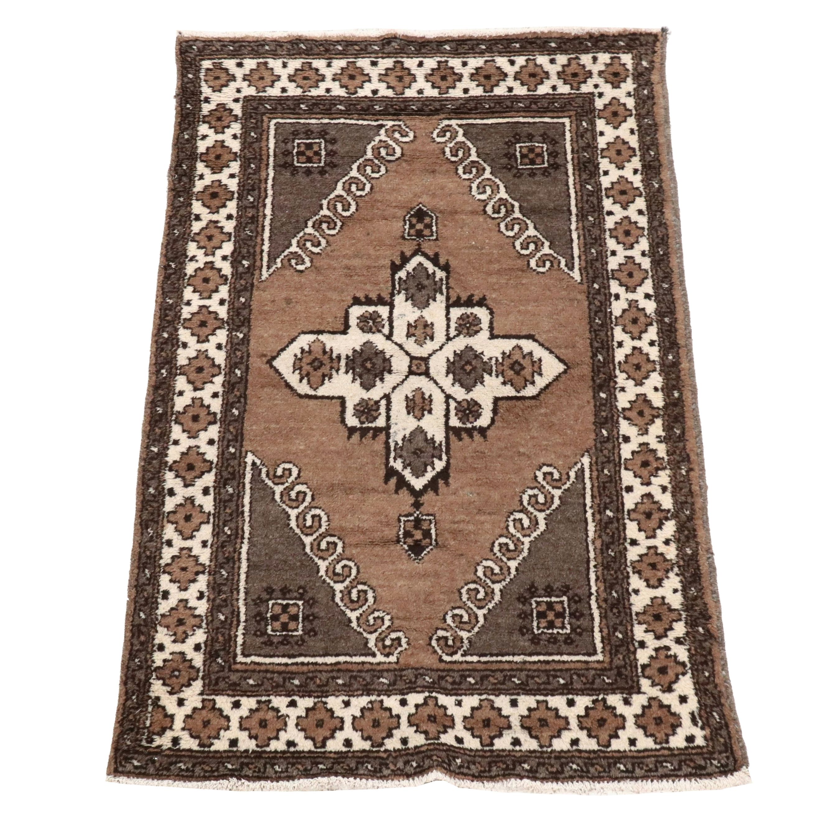 3'6 x 5'8 Hand-Knotted Afghan Tribal Area Rug
