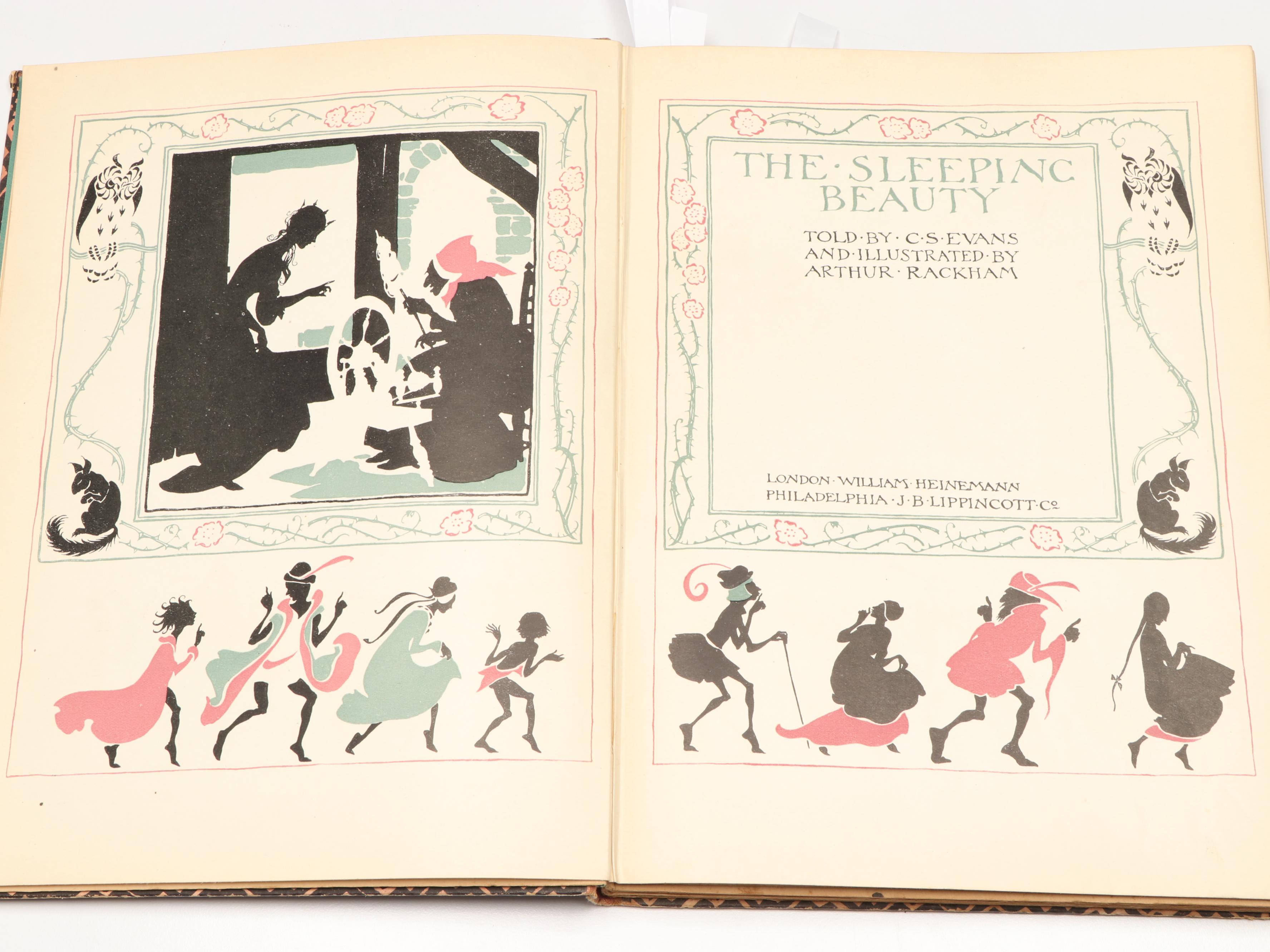 Arthur Rackham Illustrated "The Sleeping Beauty" by C. S. Evans, 1920