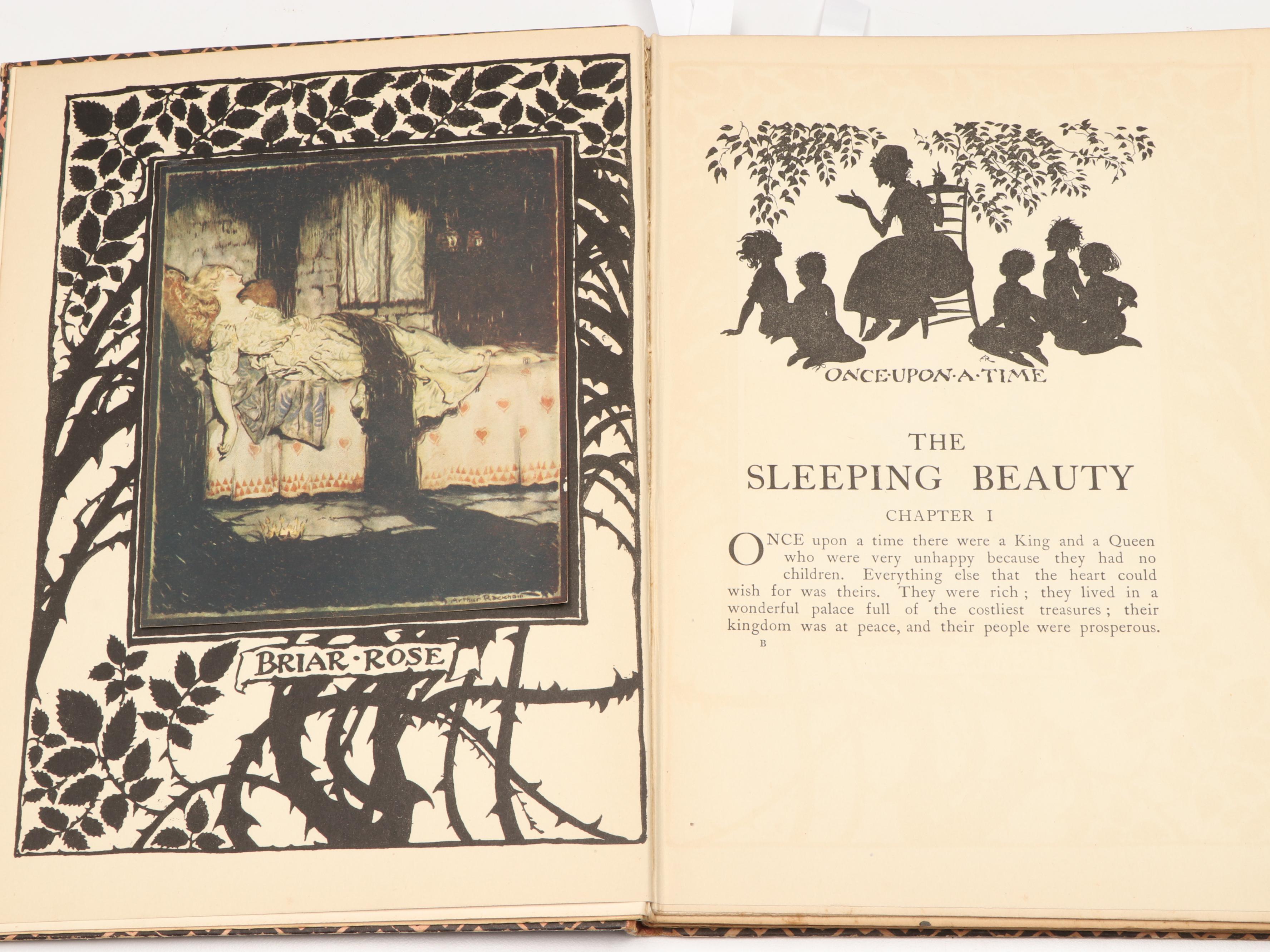 Arthur Rackham Illustrated "The Sleeping Beauty" by C. S. Evans, 1920