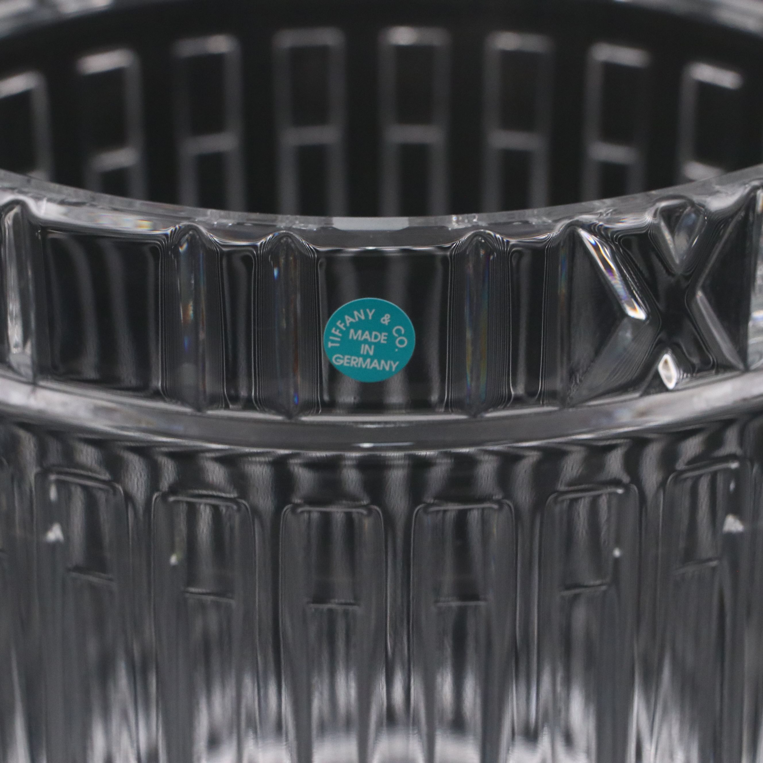 Tiffany & Co. "Atlas" Crystal Champagne Bucket