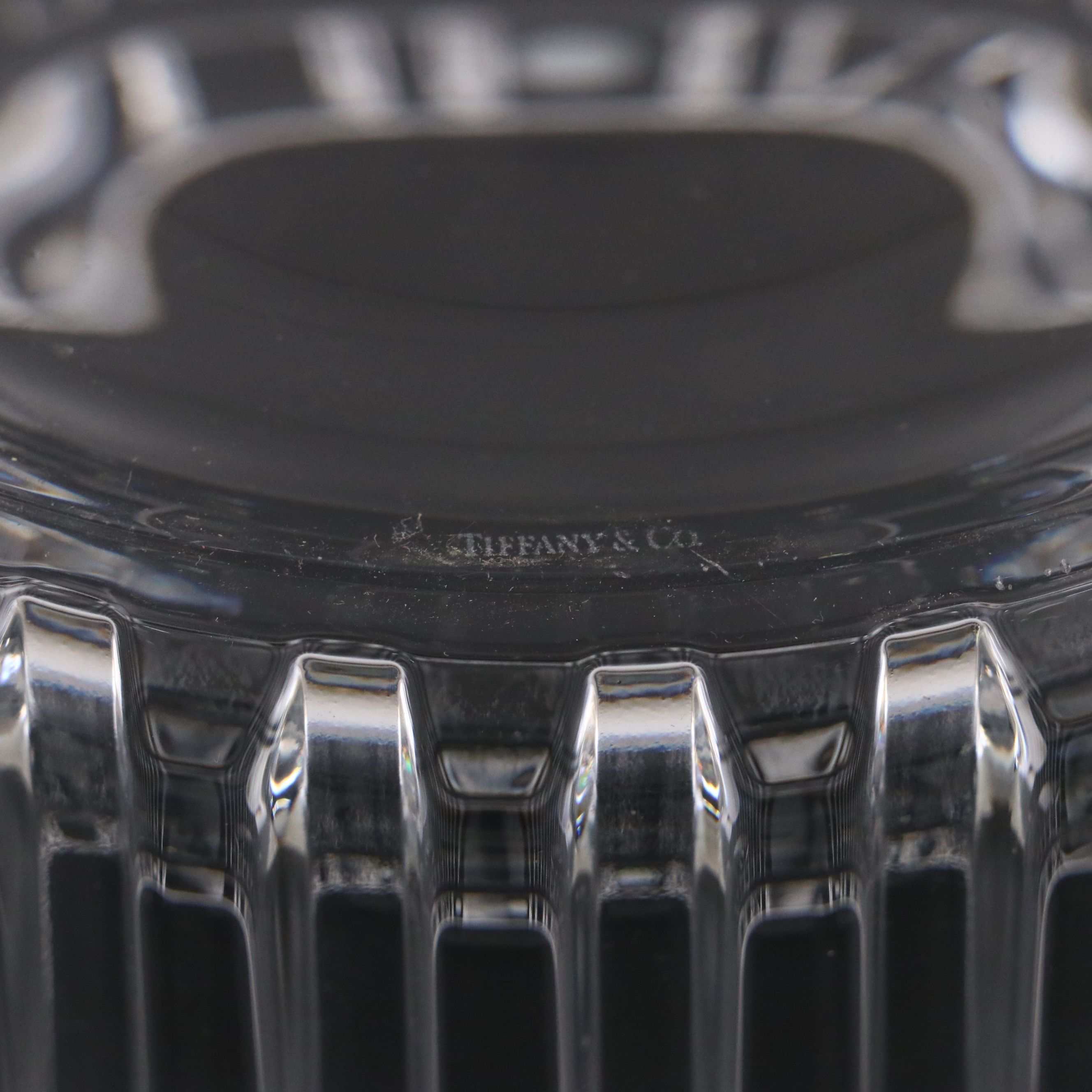 Tiffany & Co. "Atlas" Crystal Champagne Bucket