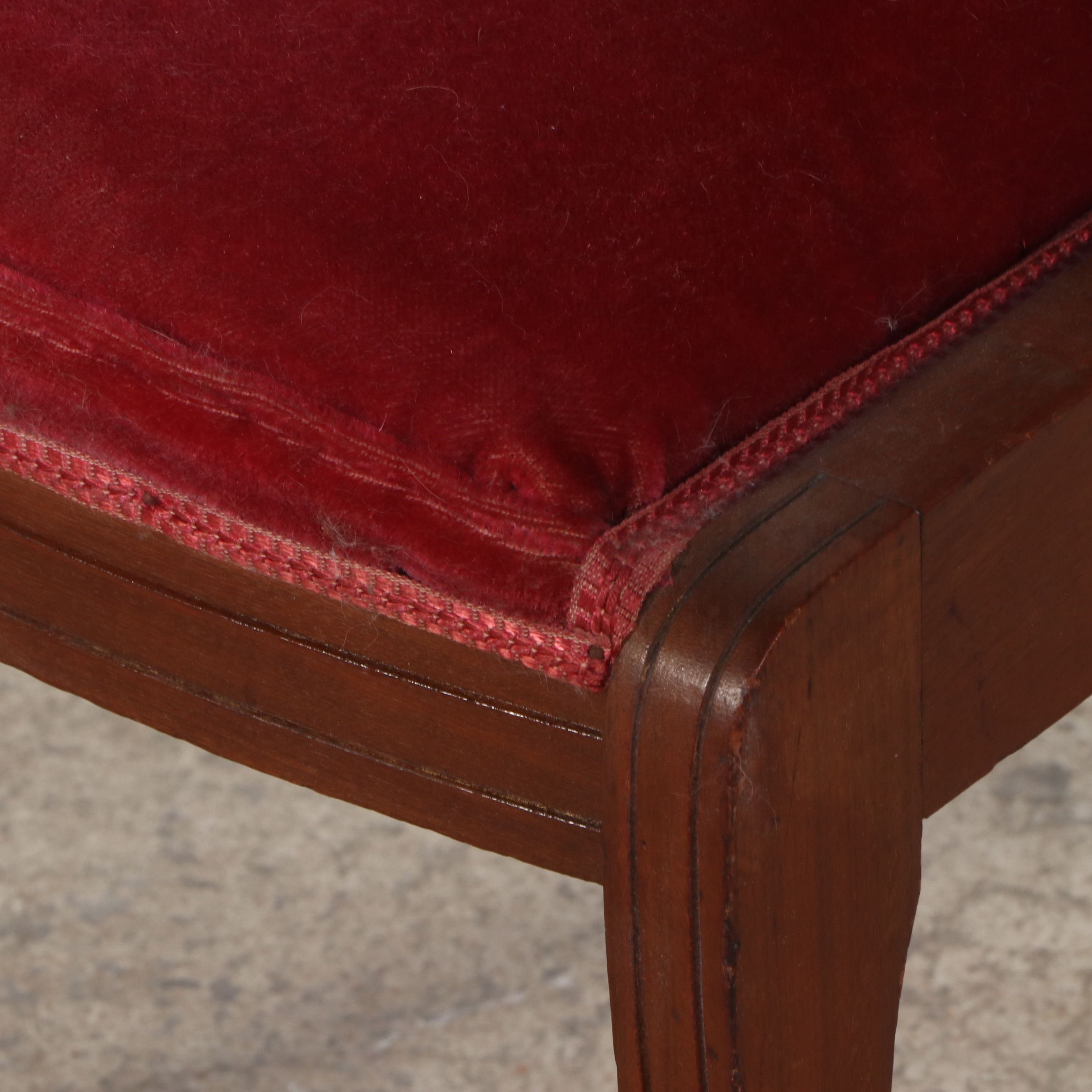 Victorian Eastlake Style Mohair Upholstered Carved Burl and Walnut Parlor Set