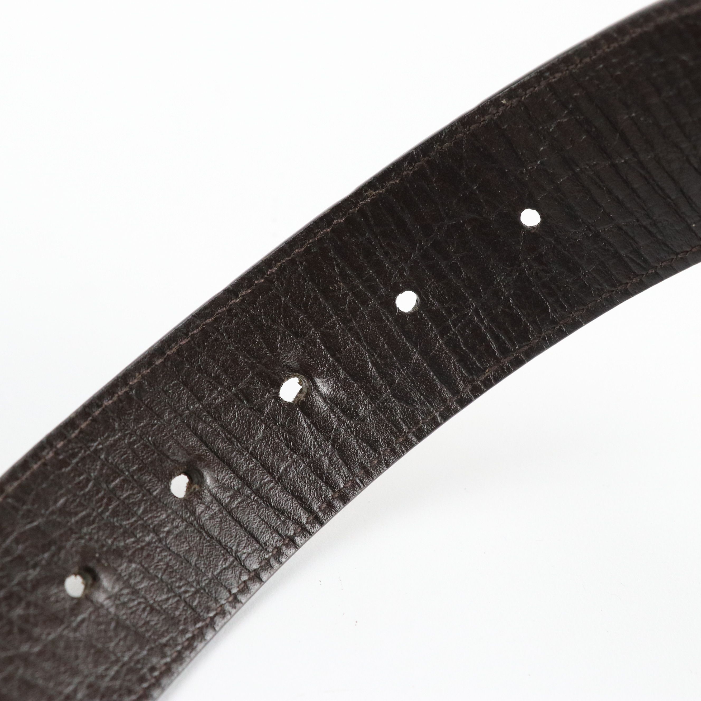 Gucci Interlocking GG Belt in GG Supreme Canvas and Leather