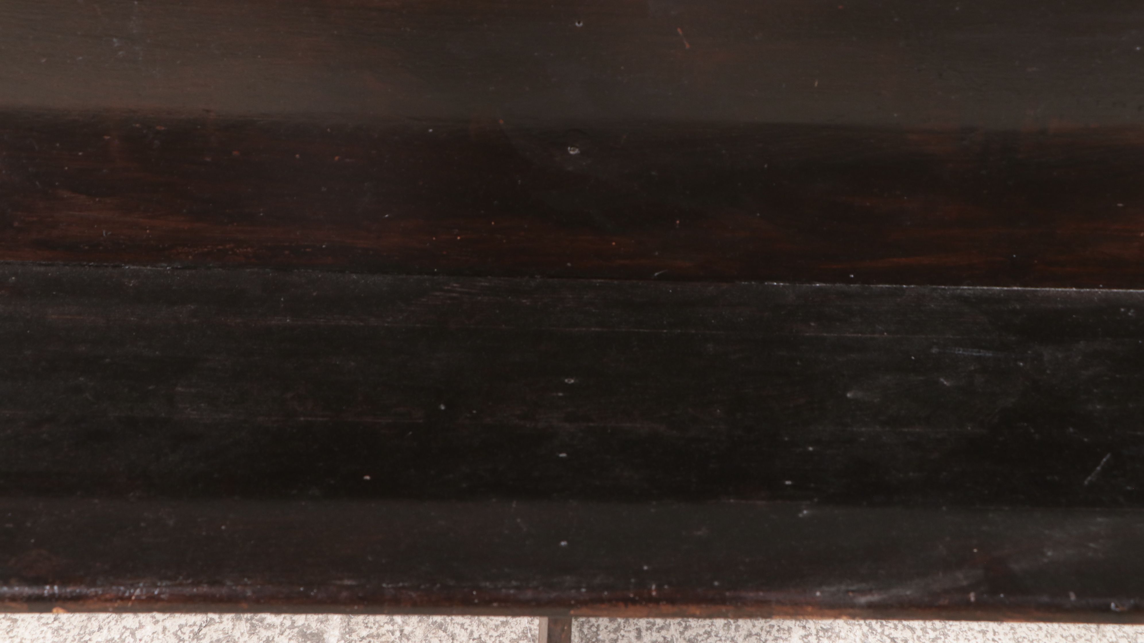 American Gothic Revival Style Walnut Finish Church Pew, Early 20th Century