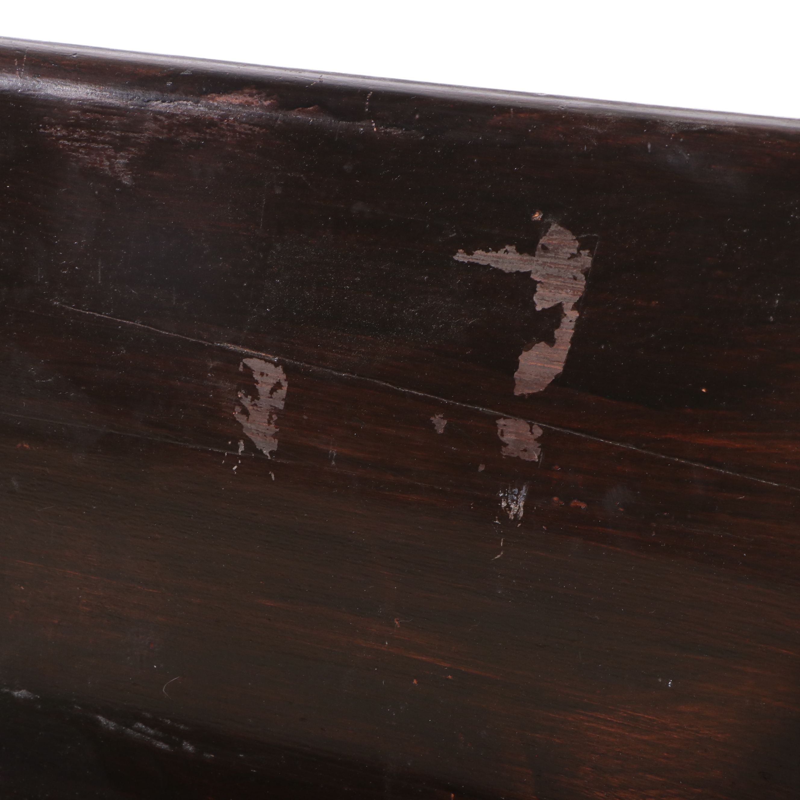 American Gothic Revival Style Walnut Finish Church Pew, Early 20th Century