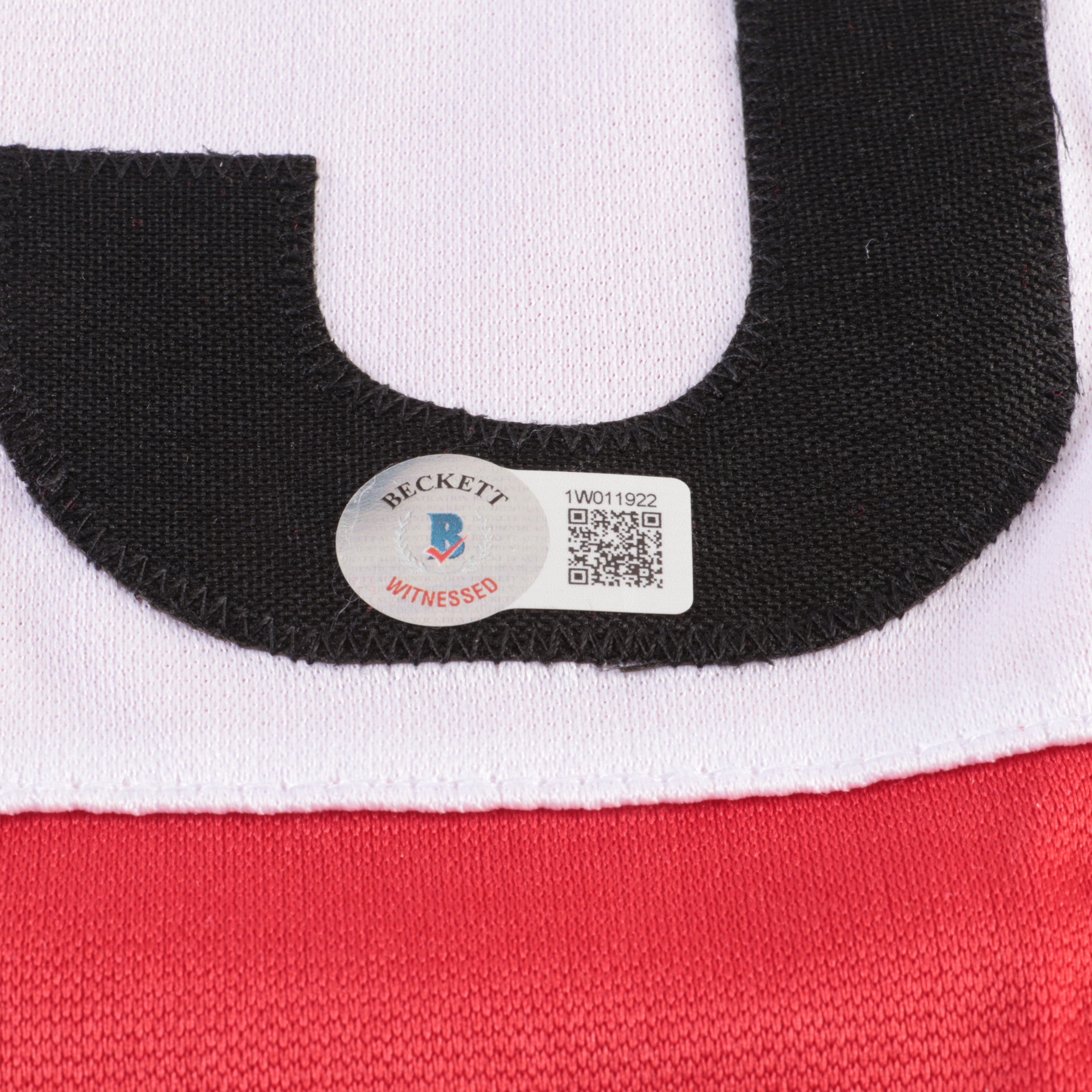 Carl Lewis Signed Olympic Team USA Track and Field Jersey, Beckett