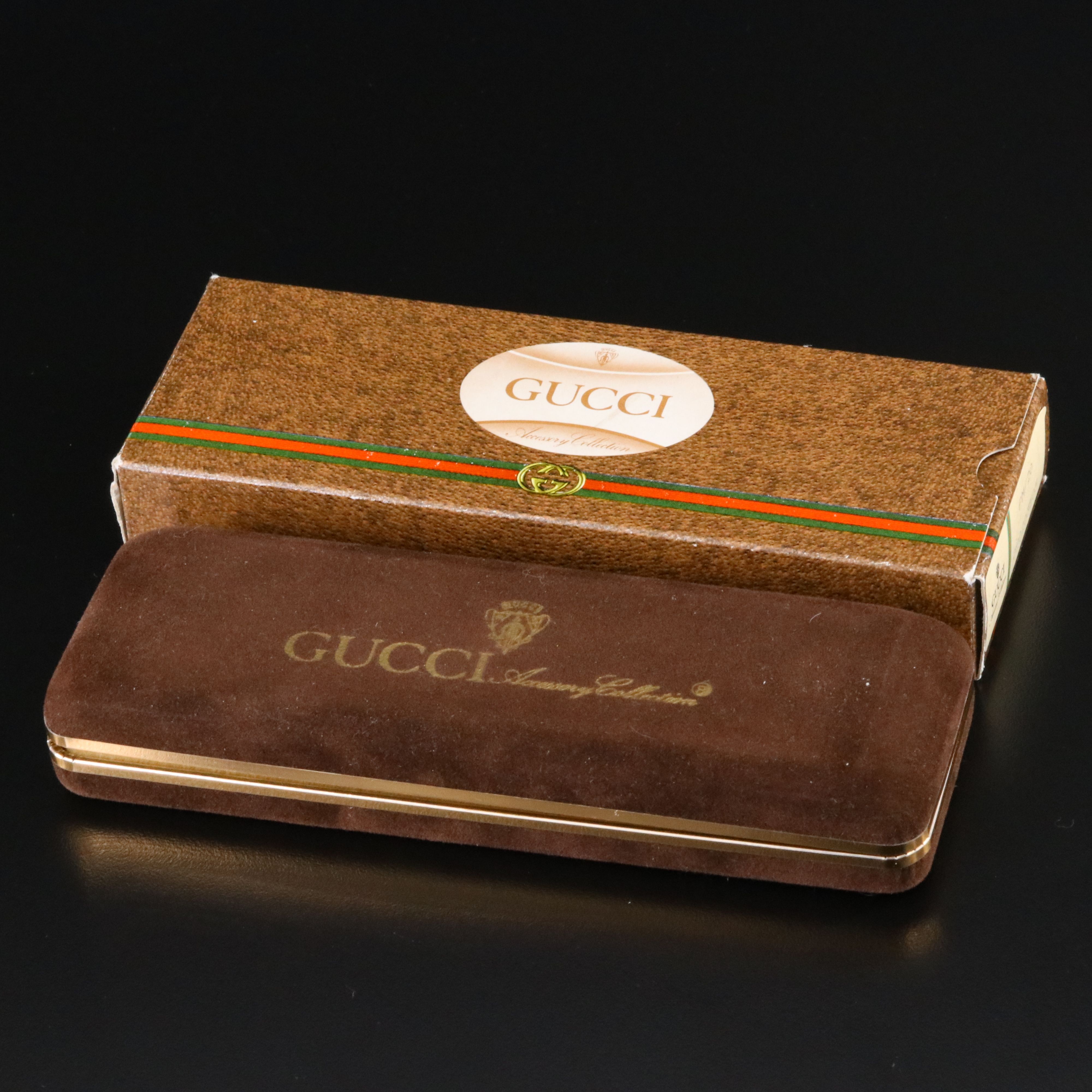 Vintage Gucci Quartz Watch & Accessory Collection Box