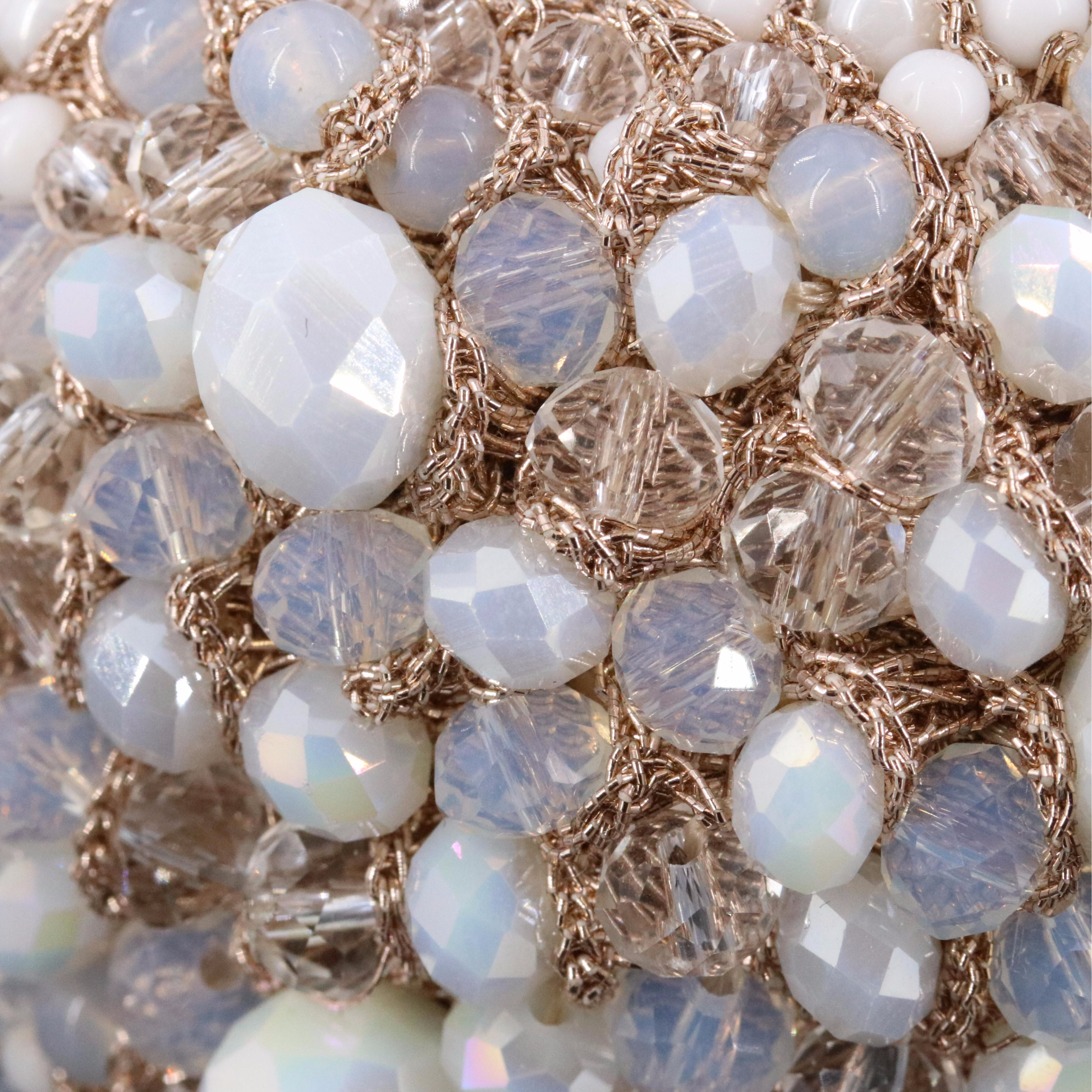 St. Erasmus Glass Bead Clamper Cuff