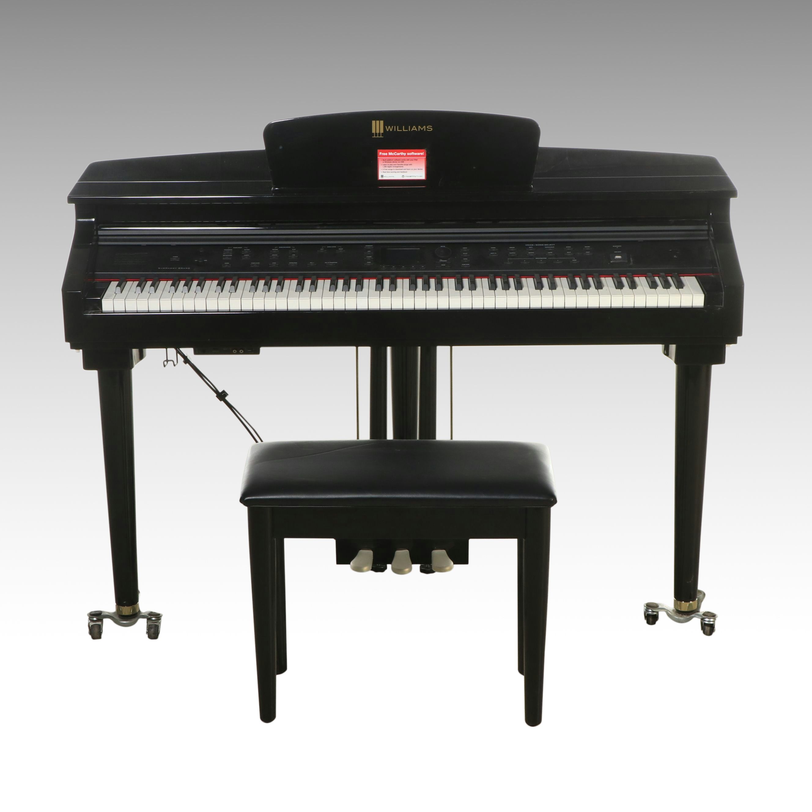 Williams Electric Programmable Piano with Bench