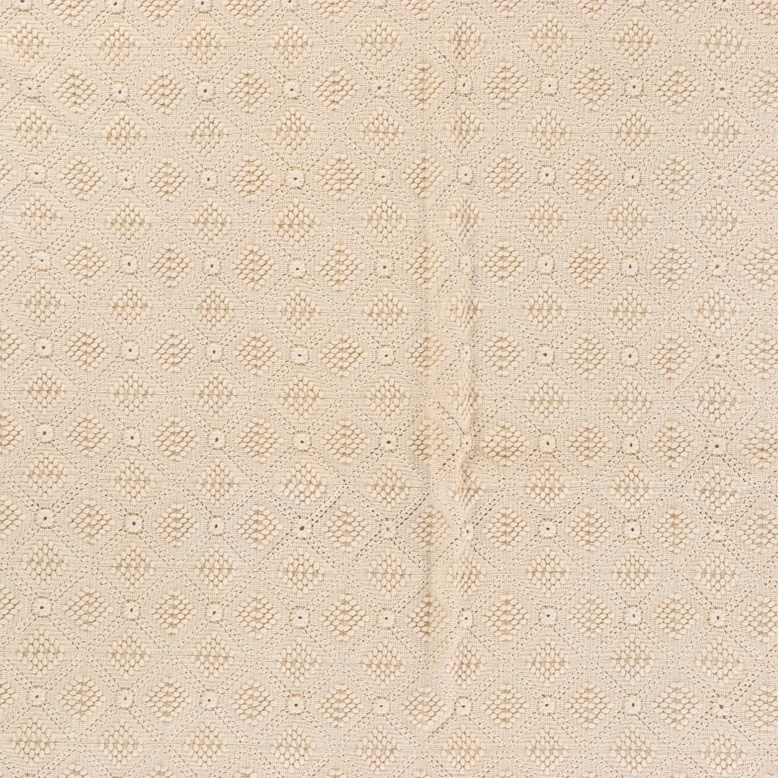 Pendleton Wool Blanket and Handmade Crochet Blanket