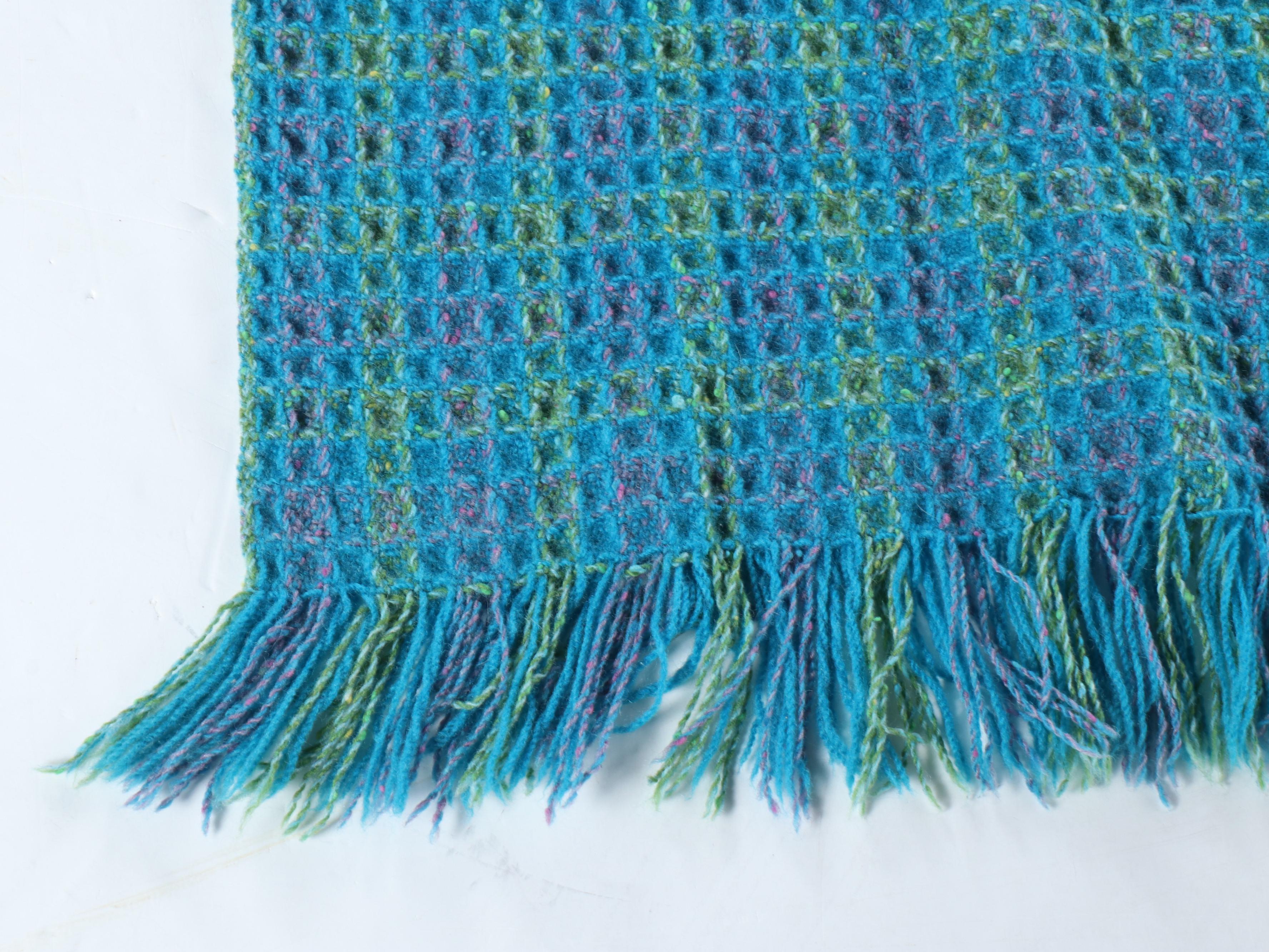 Pendleton Wool Blanket and Handmade Crochet Blanket