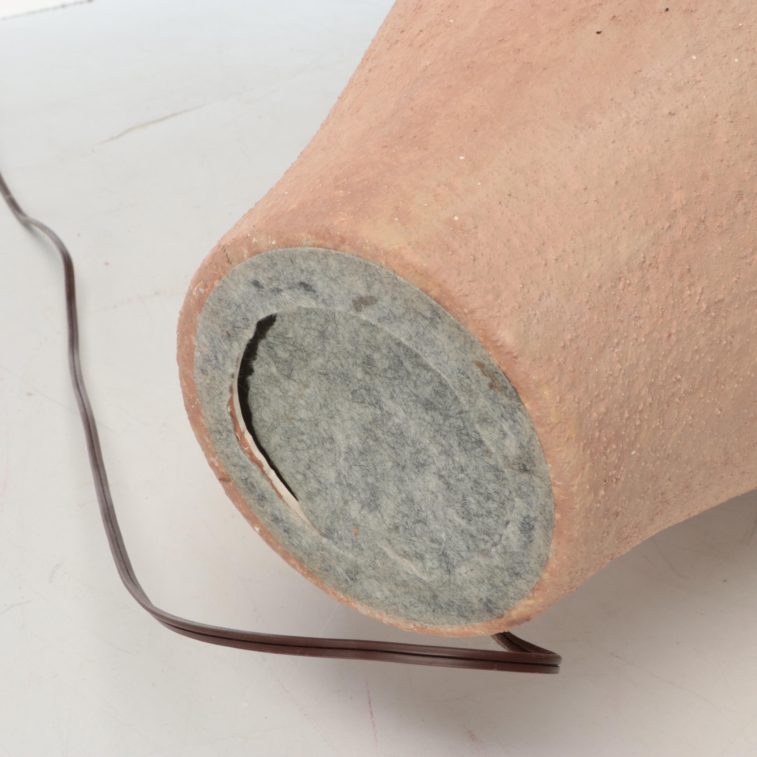 Rustic Southwestern Vase Table Lamp with Terracotta Vessel, Late 20th Century