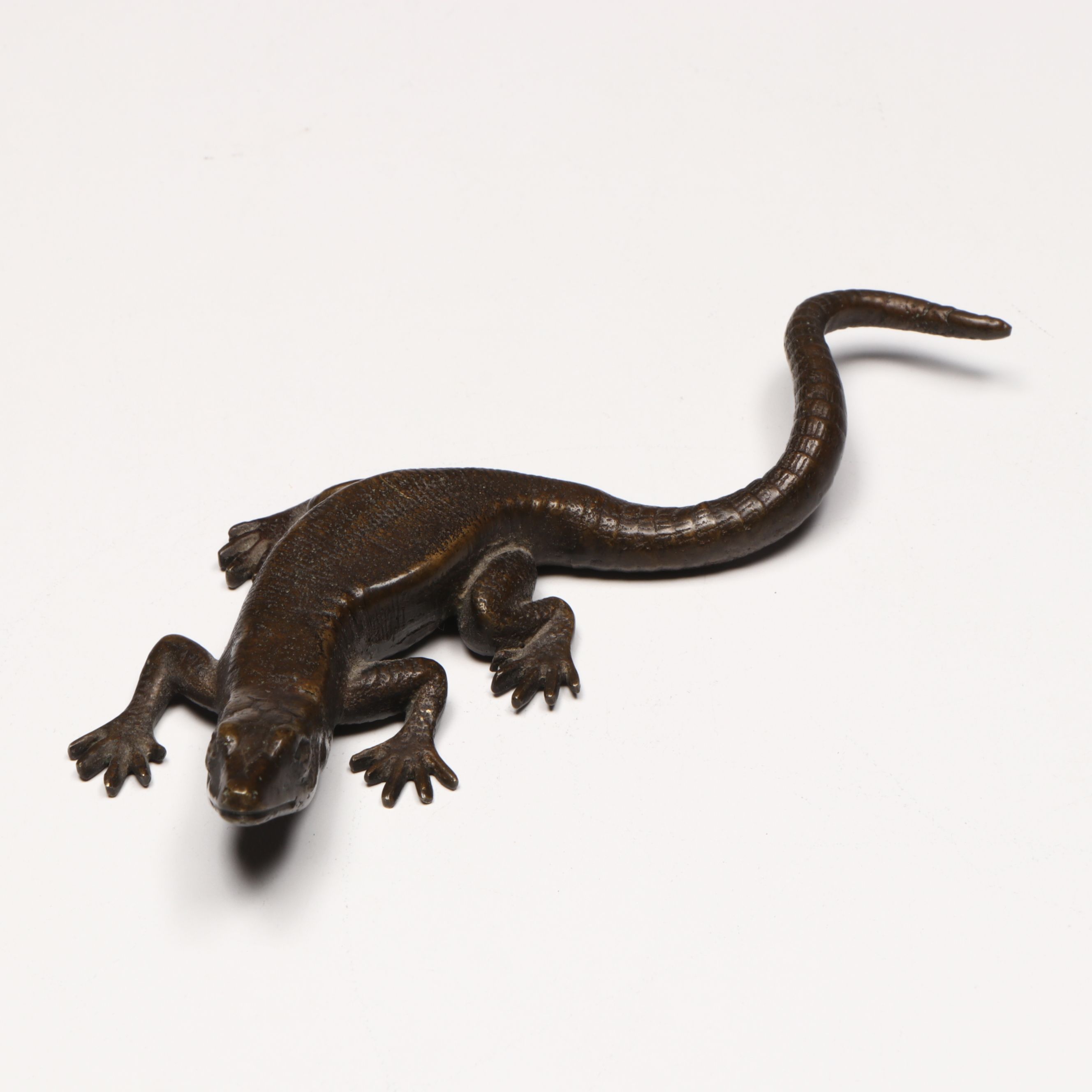 Patinated Metal Lizards