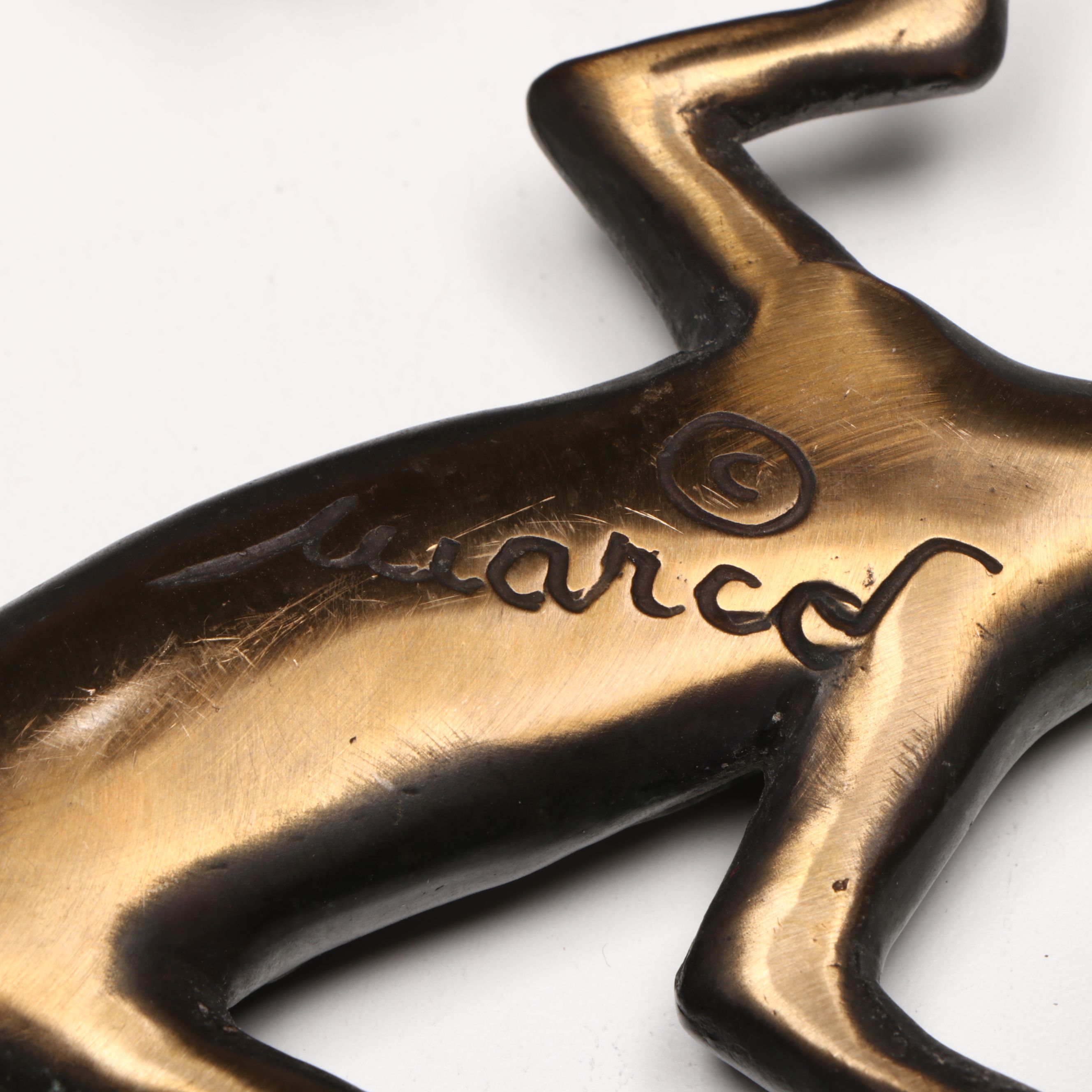 Patinated Metal Lizards