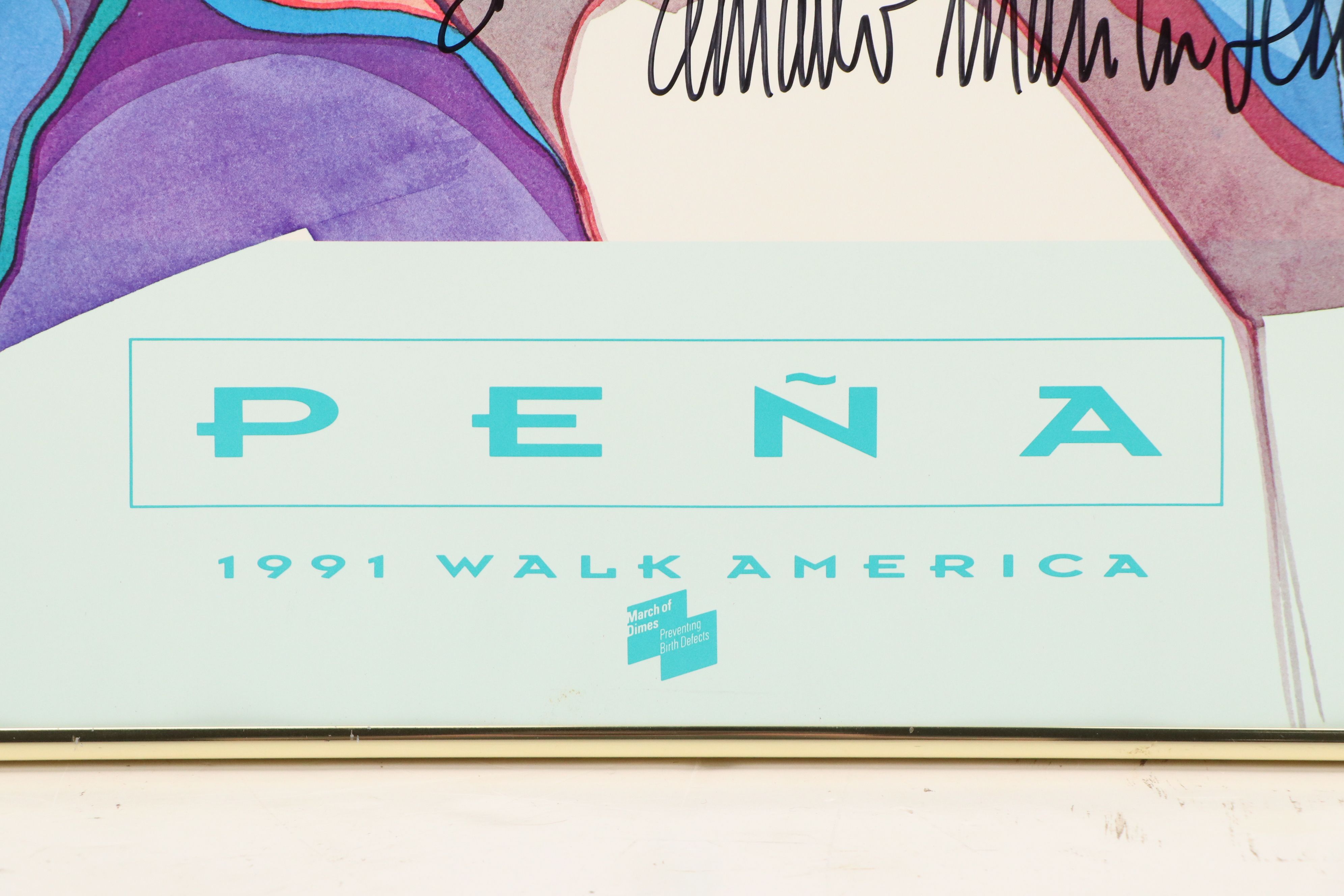 Amado Peña Jr. Offset Lithograph "Familia de Hoy," 1991