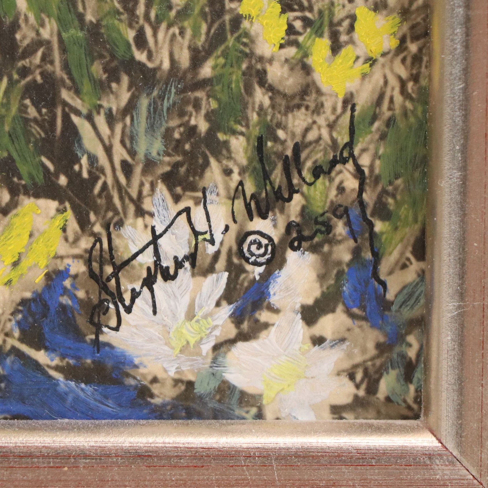 Stephen H. Willard Desert Landscape Hand-Painted Platinum Prints, 20th Century