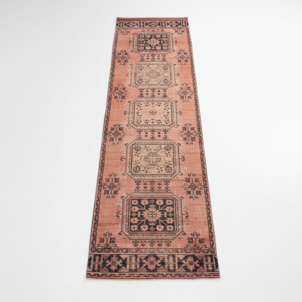 3'3 x 12'5 Hand-Knotted Persian Long Rug