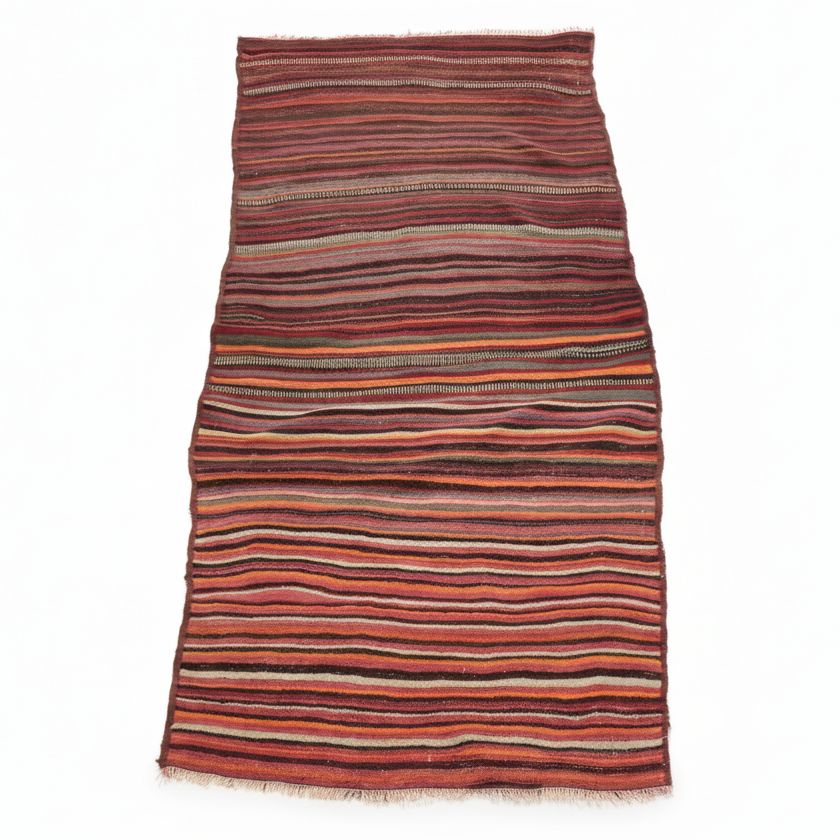 4'5 x 10'6 Handwoven Persian Kilim Long Rug