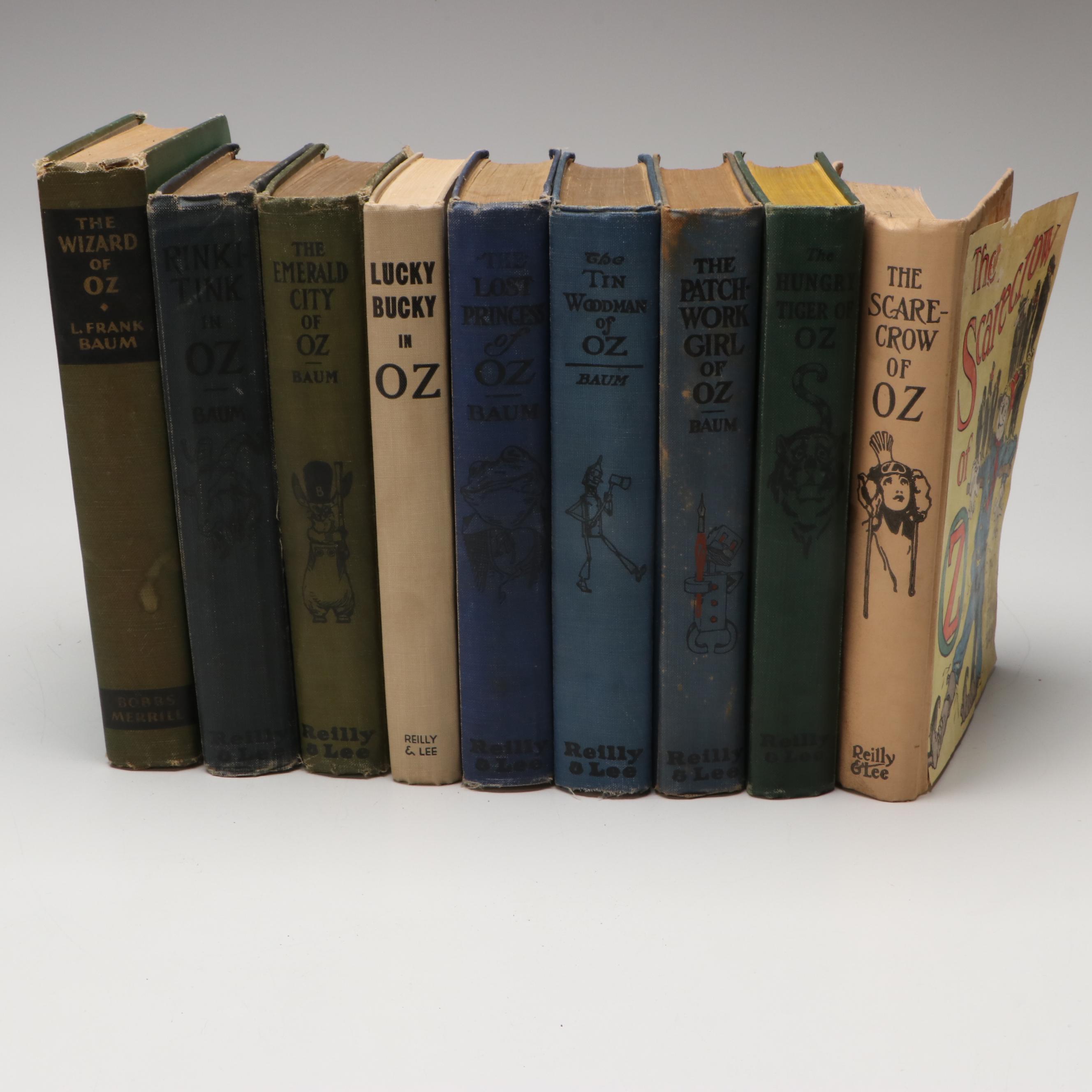 Illustrated" The Emerald City of Oz" and More by L. Frank Baum and Ruth Thompson