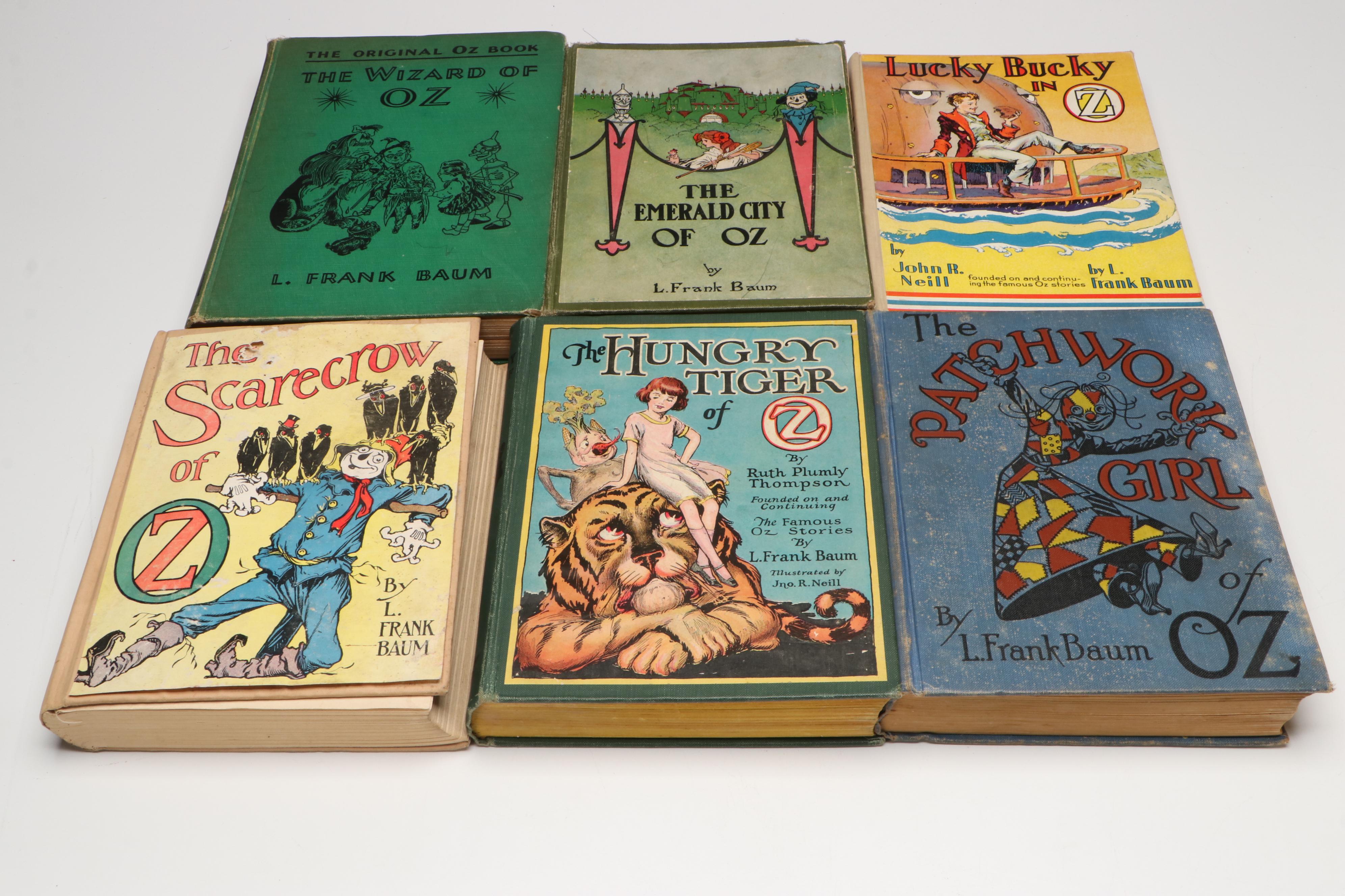 Illustrated" The Emerald City of Oz" and More by L. Frank Baum and Ruth Thompson