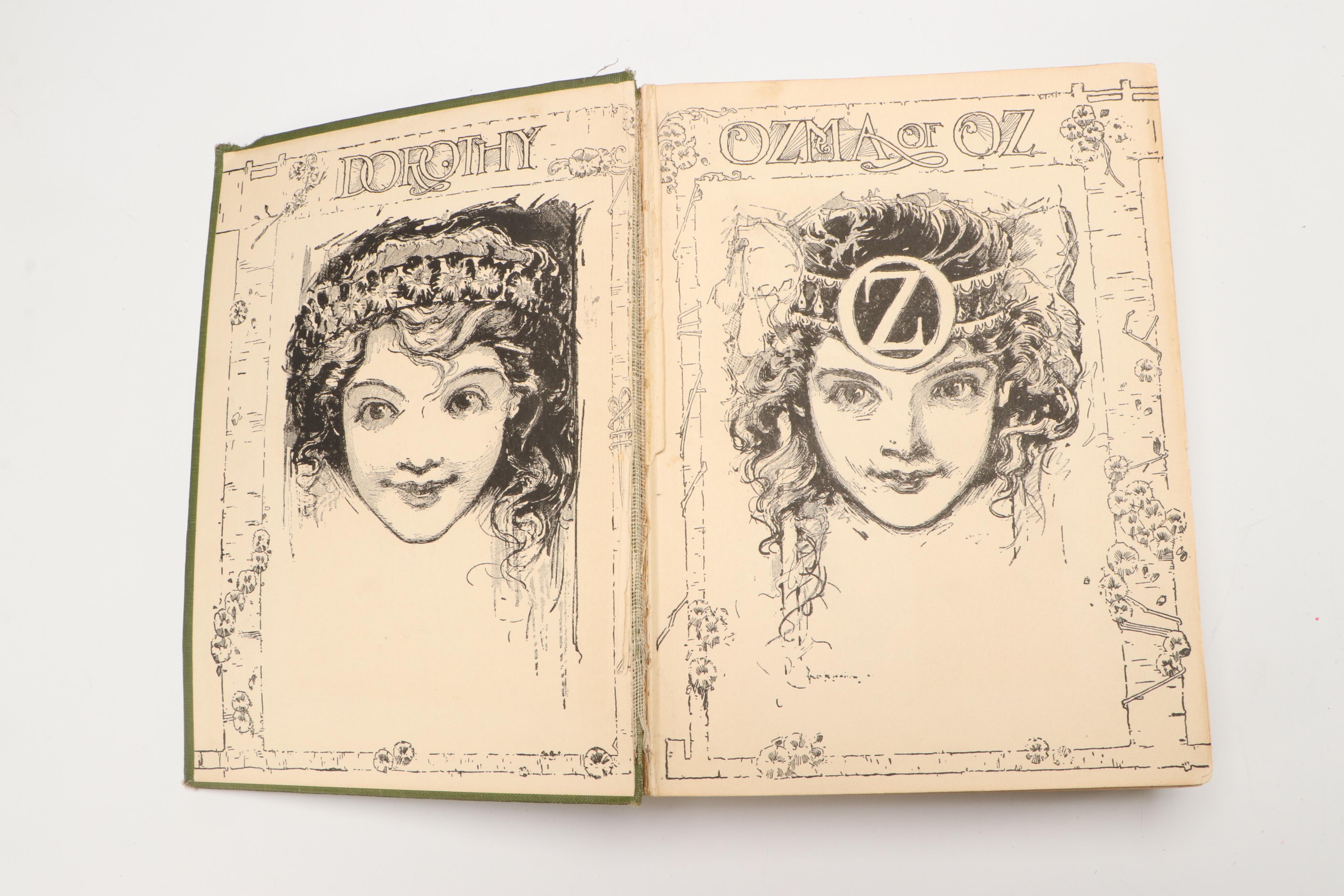 Illustrated" The Emerald City of Oz" and More by L. Frank Baum and Ruth Thompson