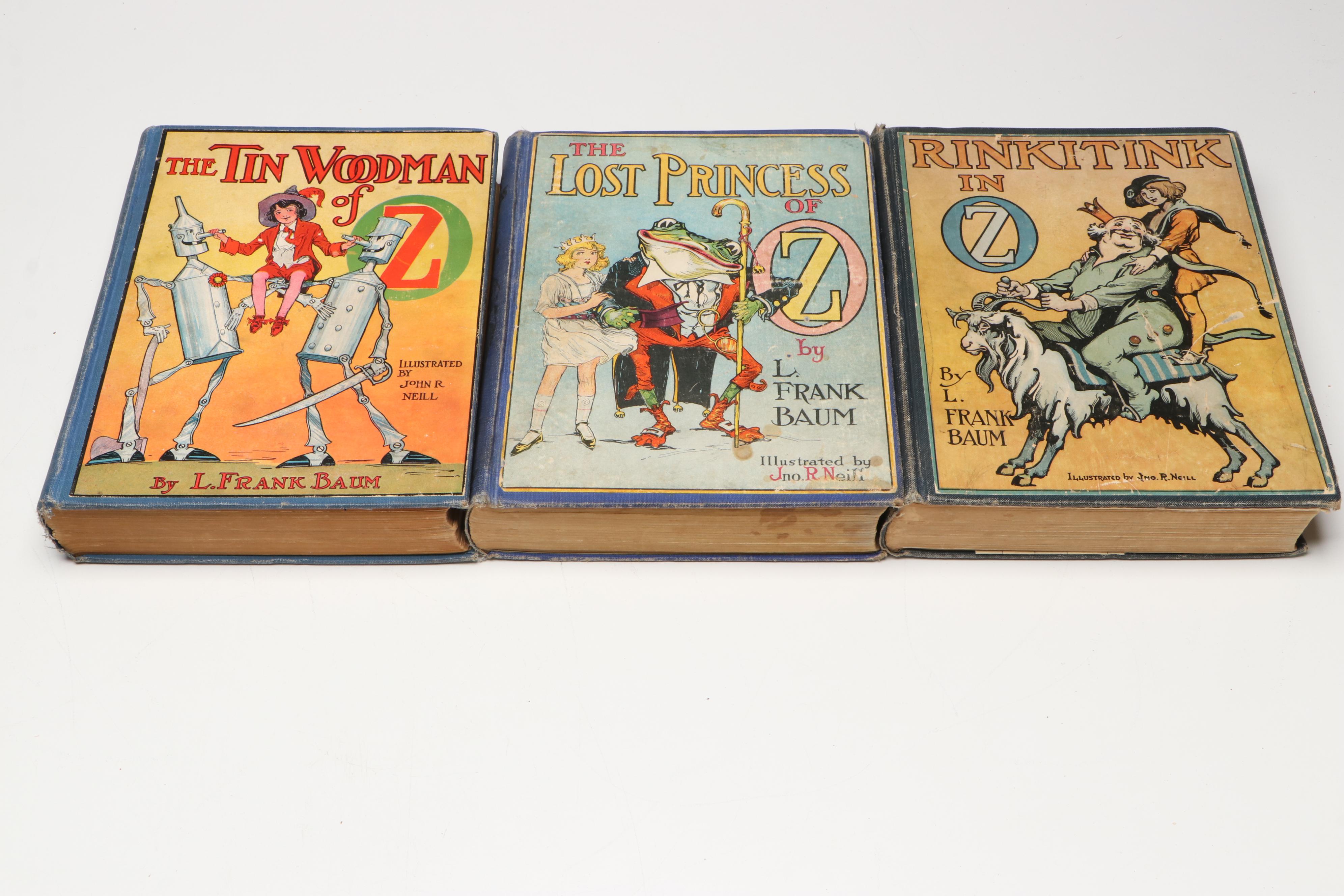 Illustrated" The Emerald City of Oz" and More by L. Frank Baum and Ruth Thompson