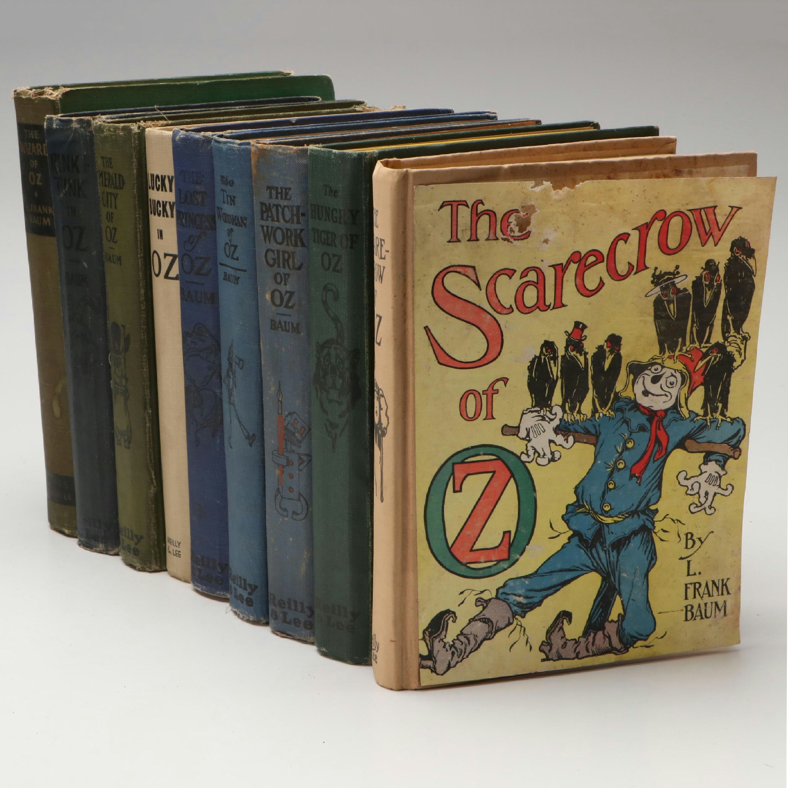 Illustrated" The Emerald City of Oz" and More by L. Frank Baum and Ruth Thompson