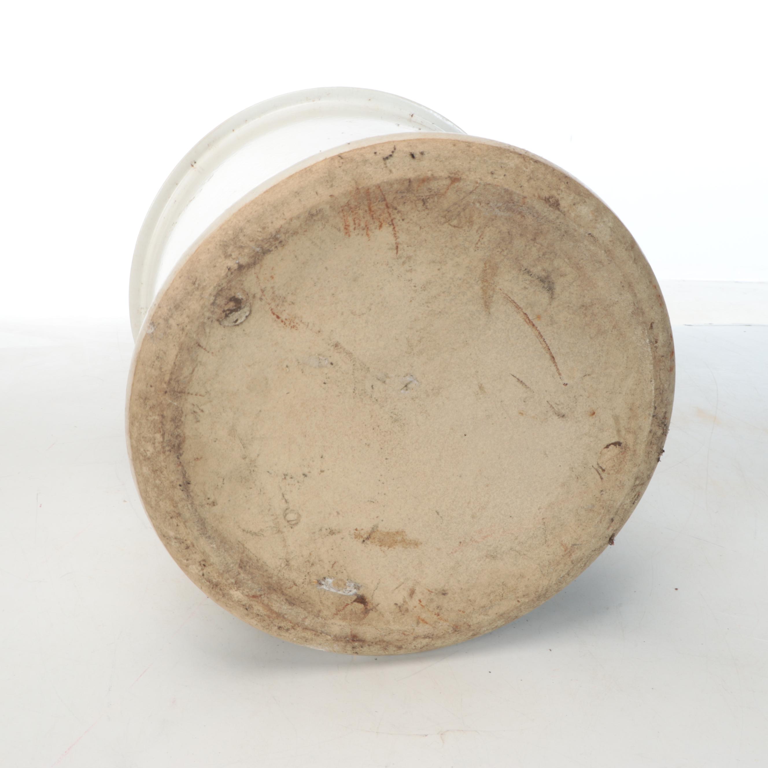 Outdoor Ceramic Planters with Underplate