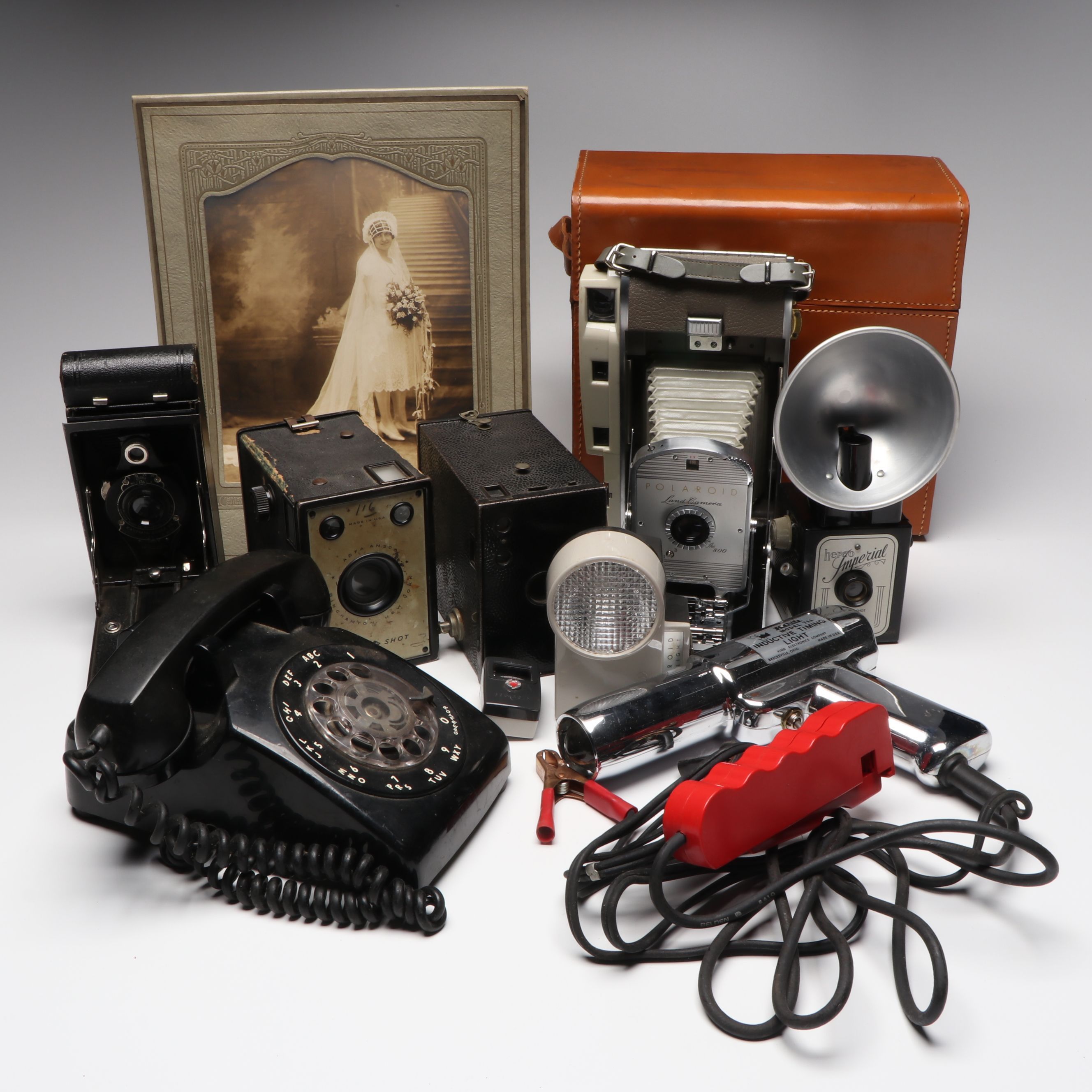Eastman-Kodak, Ansco, and Other Cameras with More Appliances and Accessories