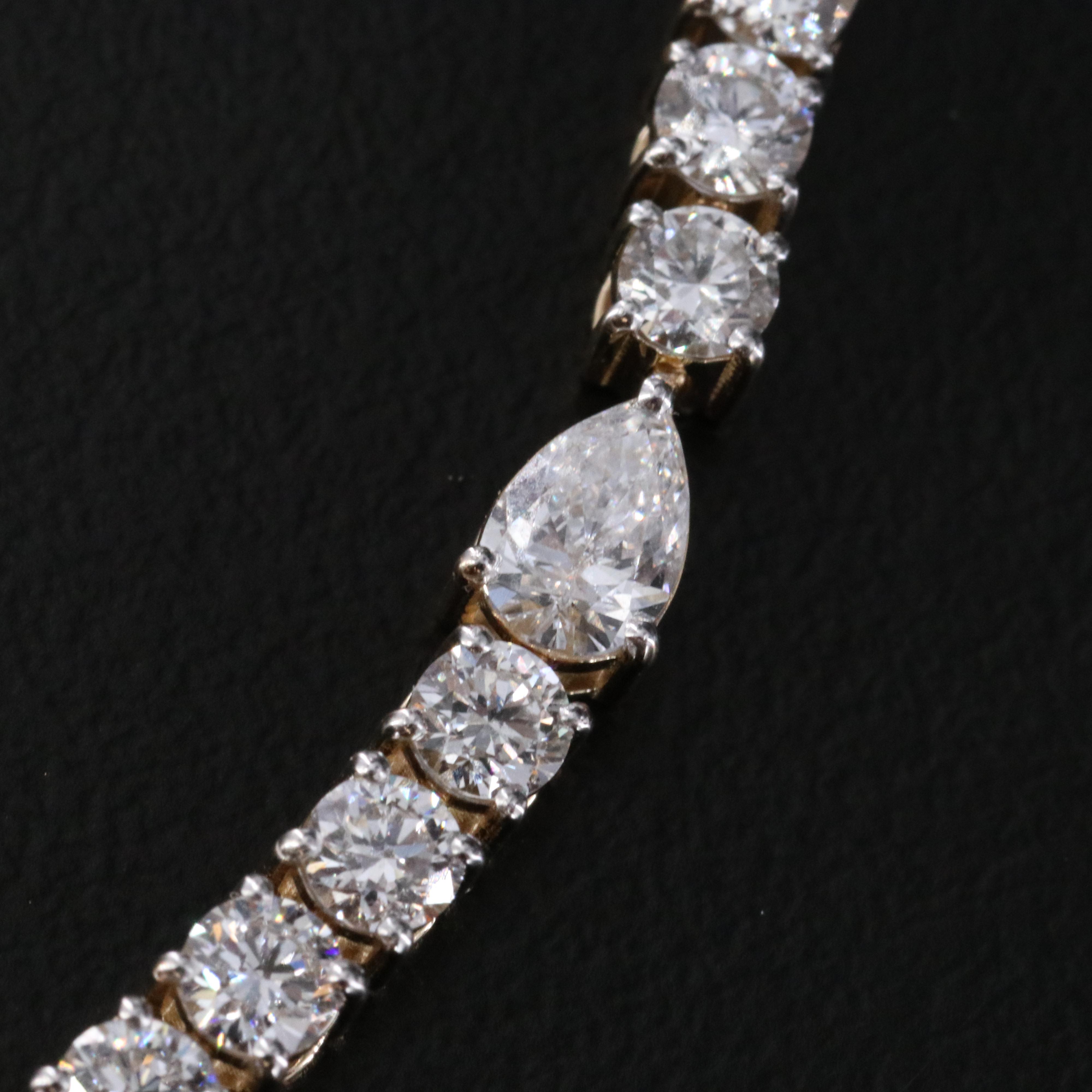 14K 5.43 CTW Lab Grown Diamond Line Bracelet