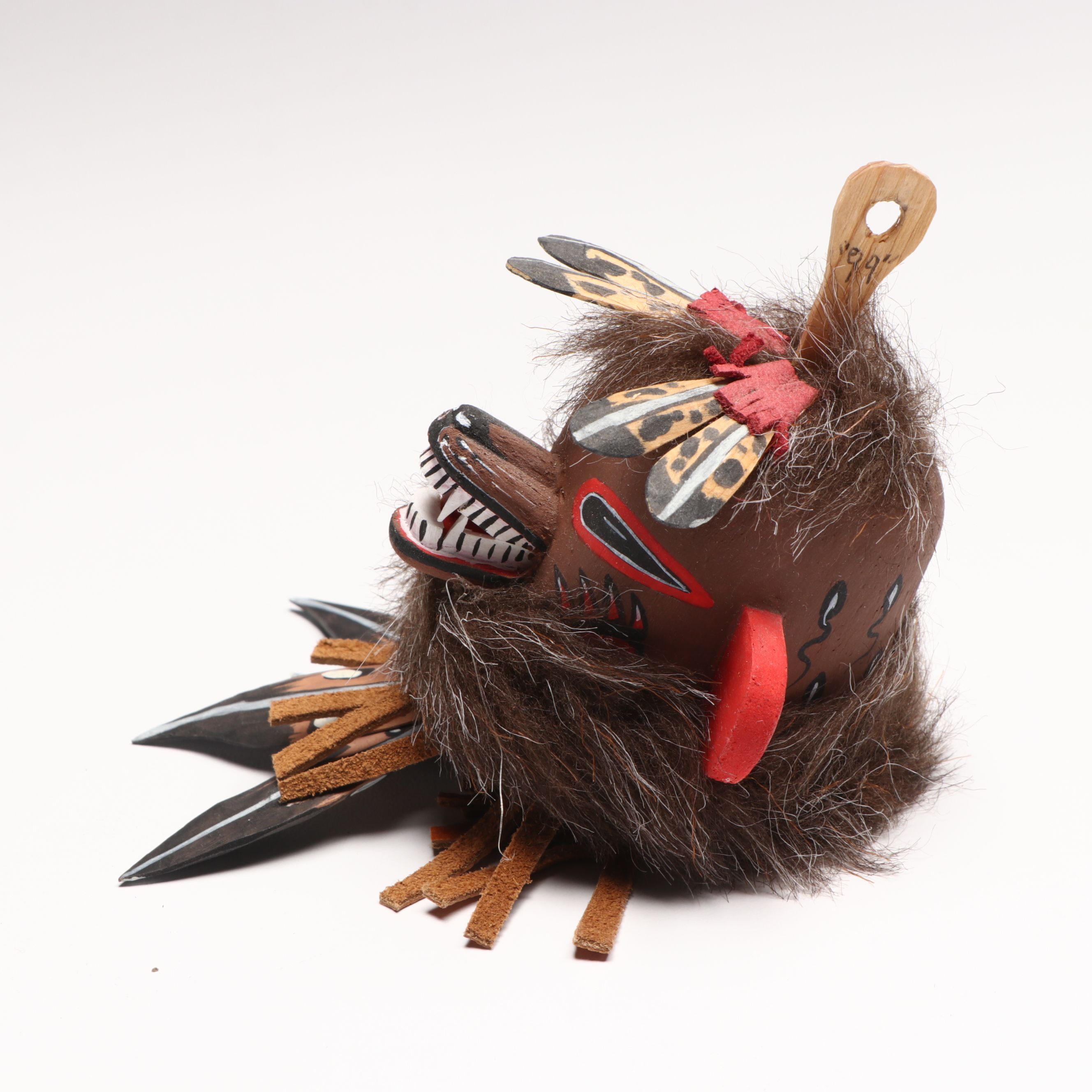 Handmade Polychrome Kachina Doll Heads