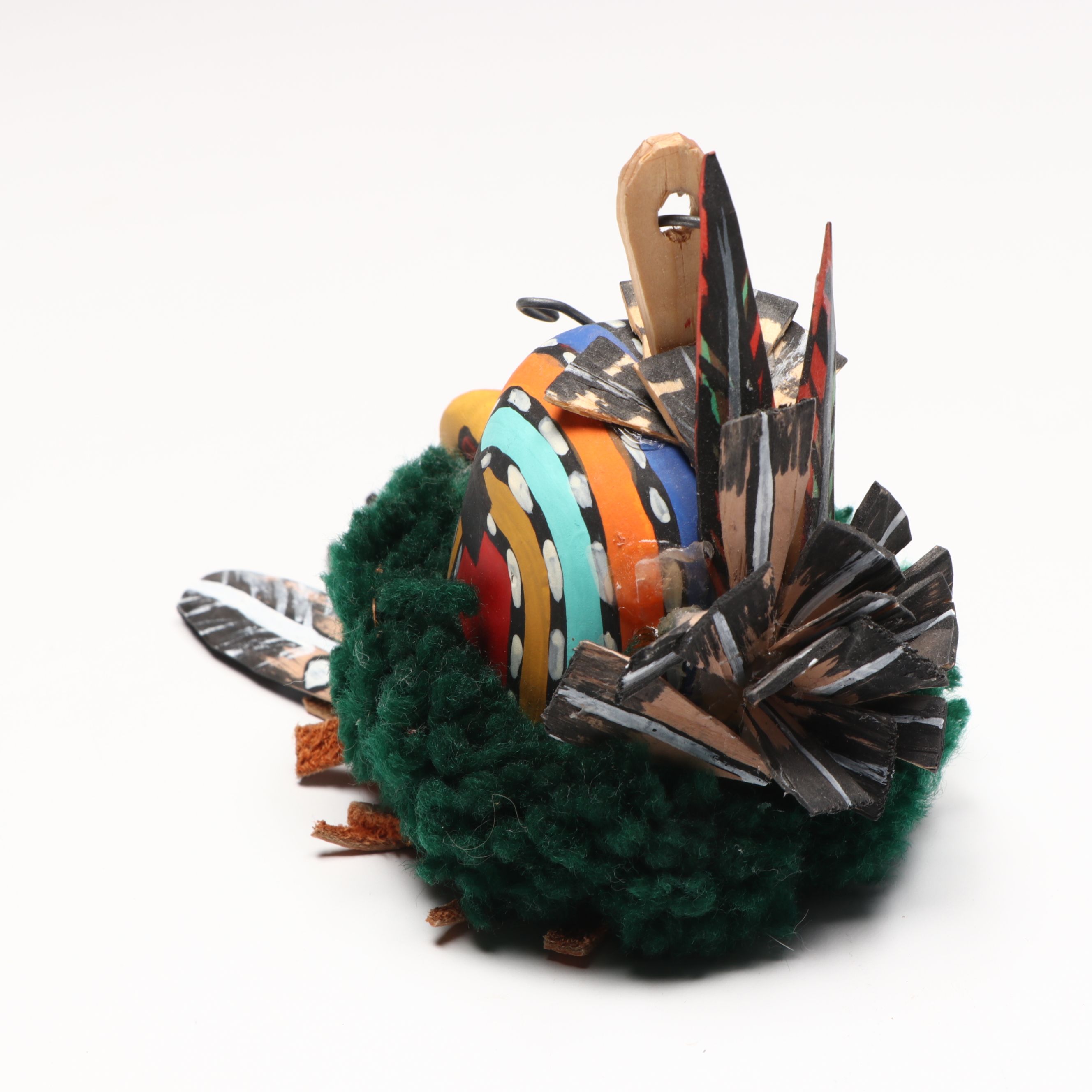 Handmade Polychrome Kachina Doll Heads