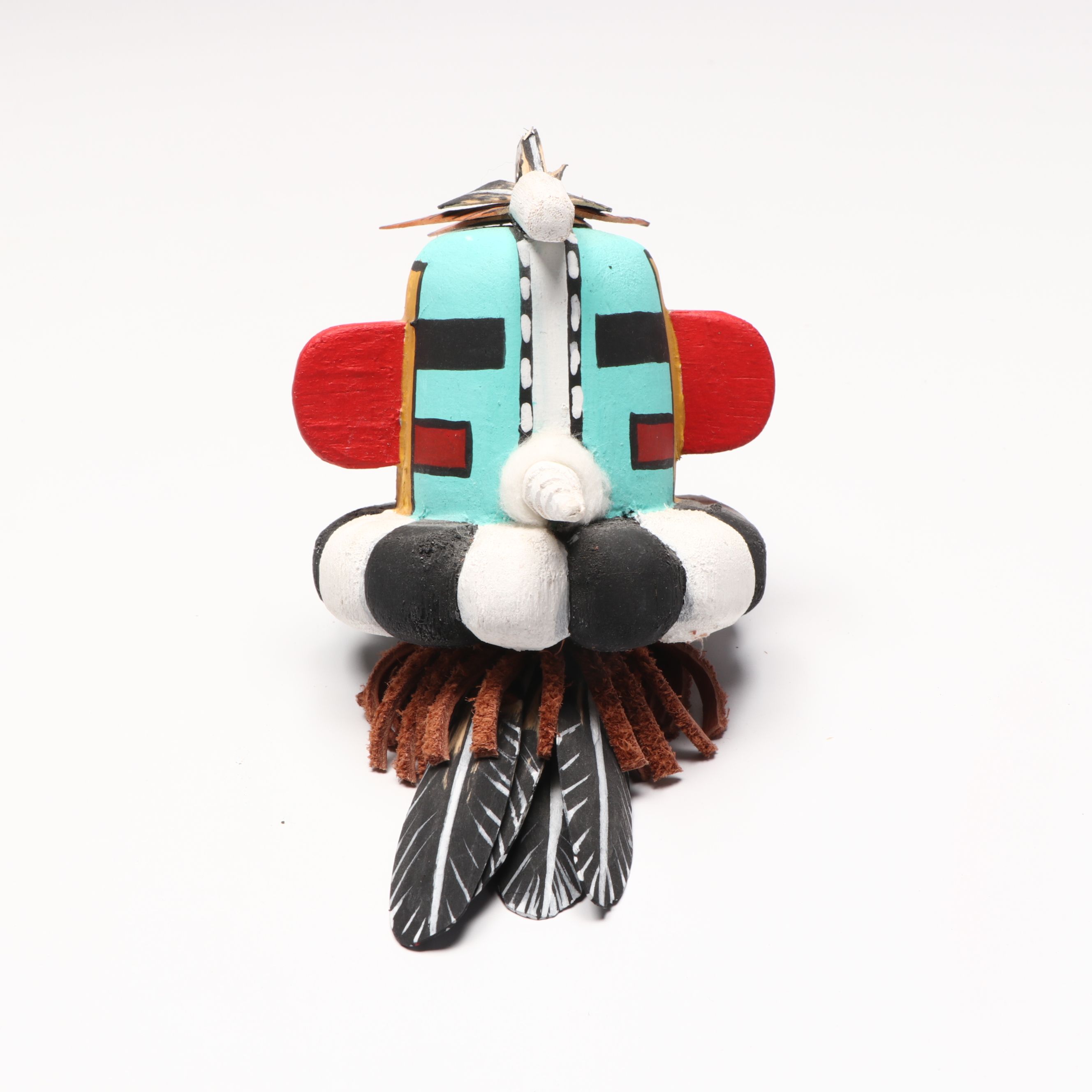 Handmade Polychrome Kachina Doll Heads