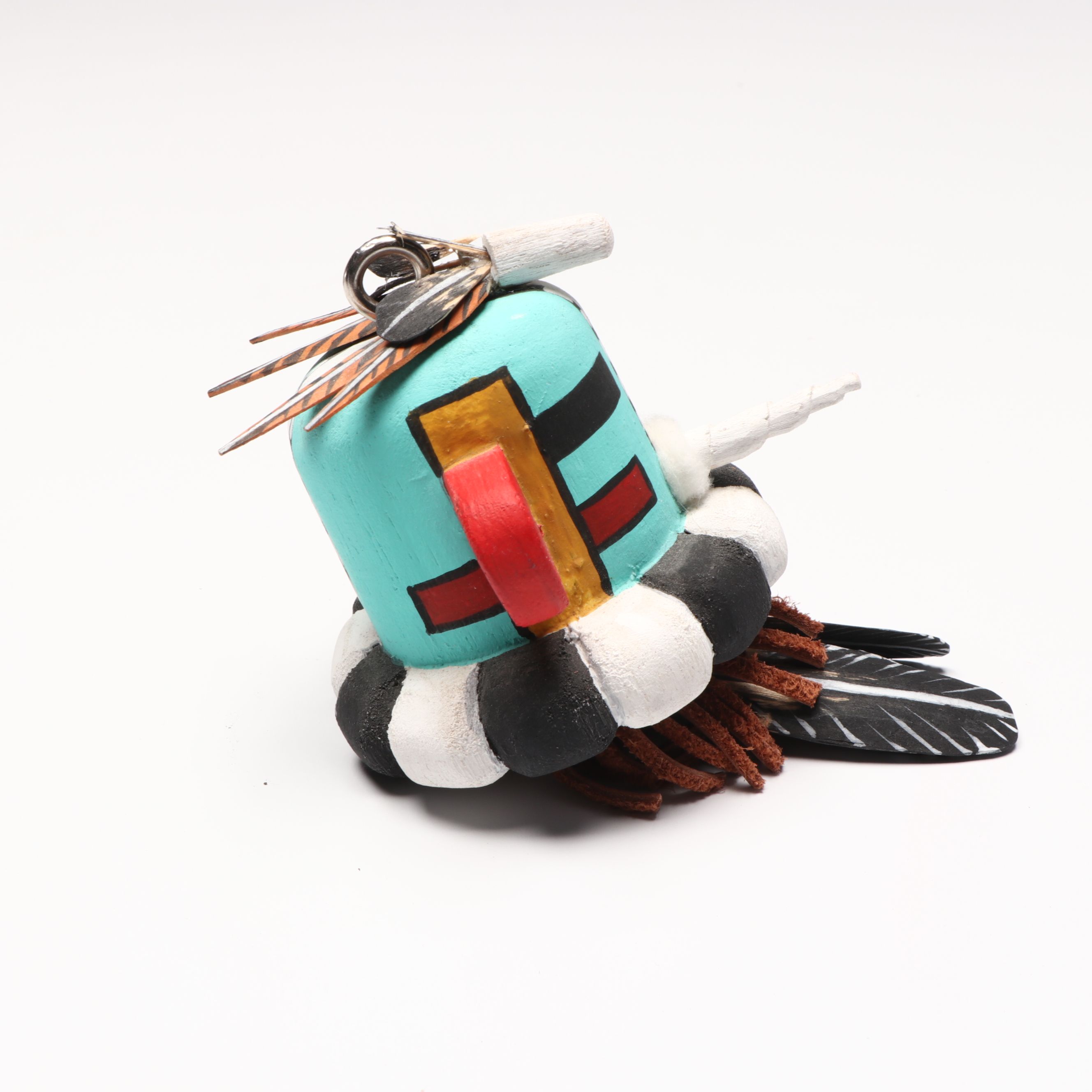 Handmade Polychrome Kachina Doll Heads